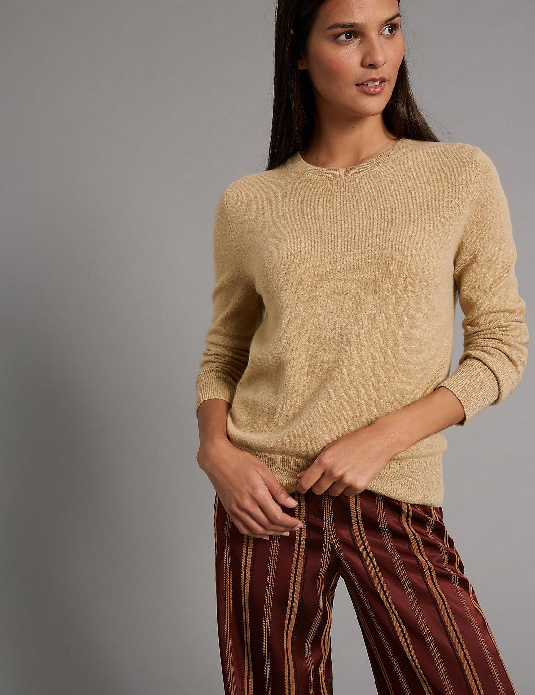 marks and spencer camel jumper