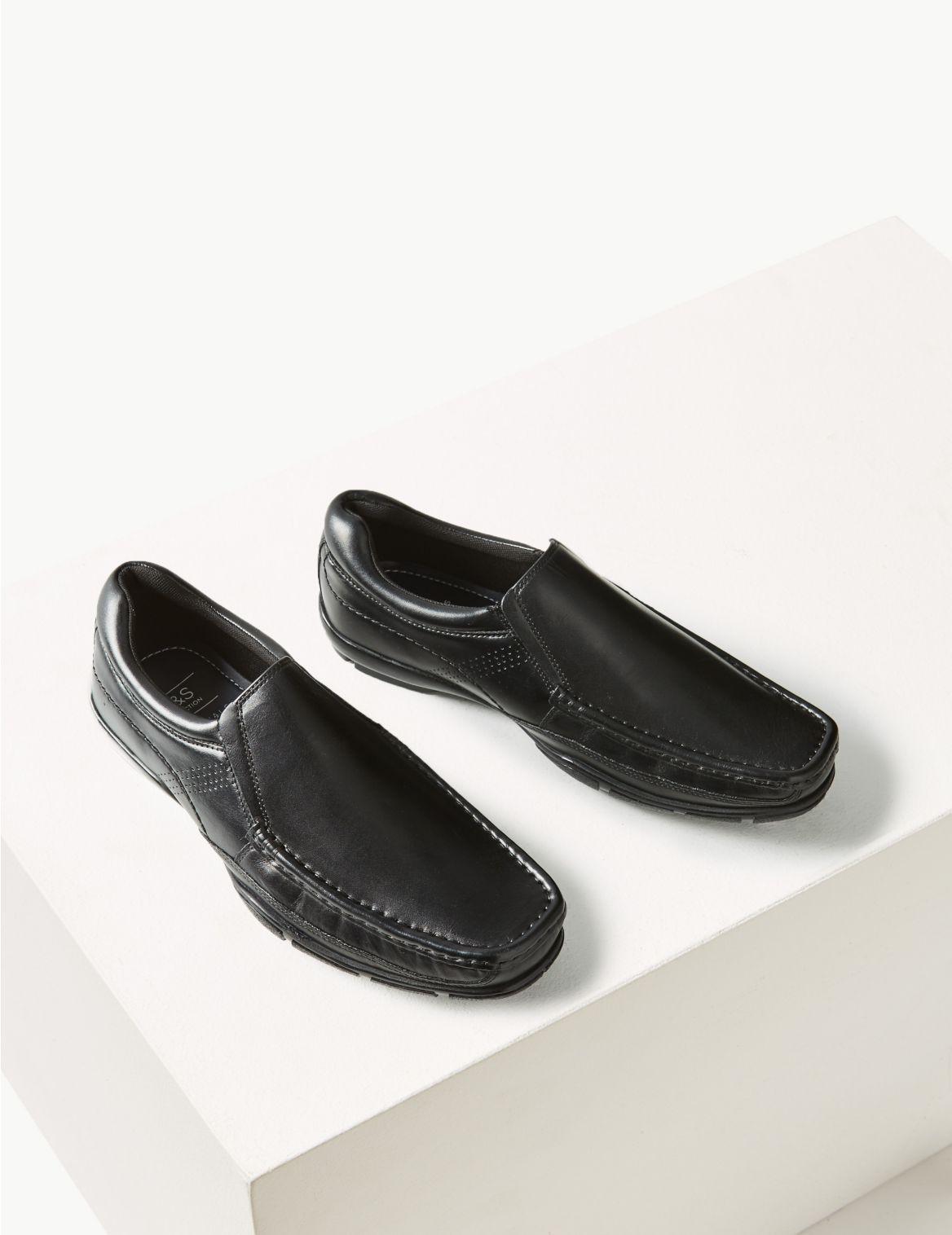 flat black shoes marks and spencer