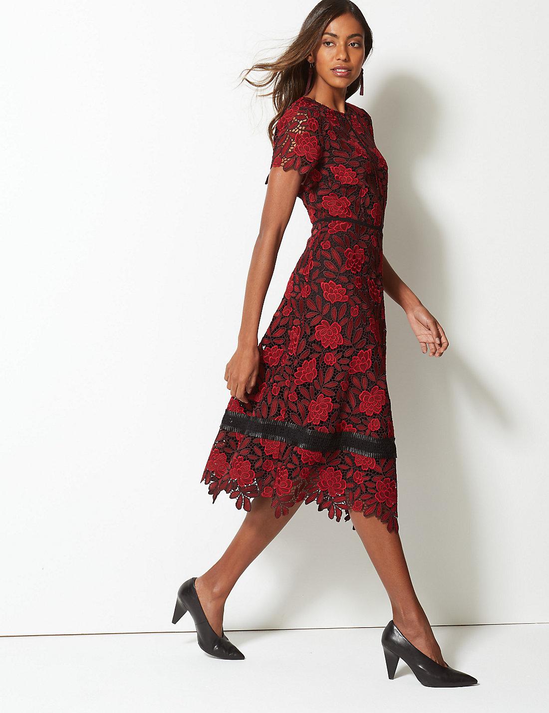 marks and spencer lace dress