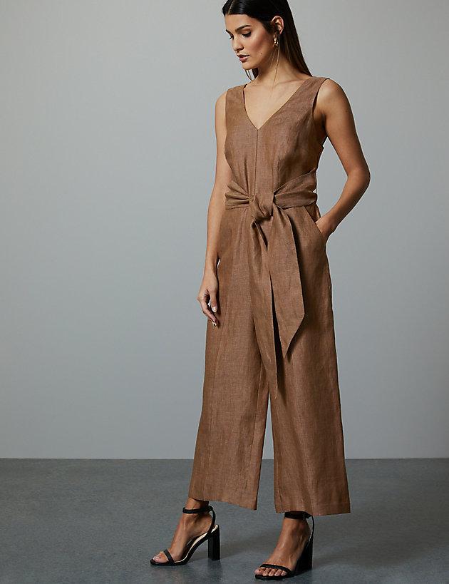 pure linen jumpsuit