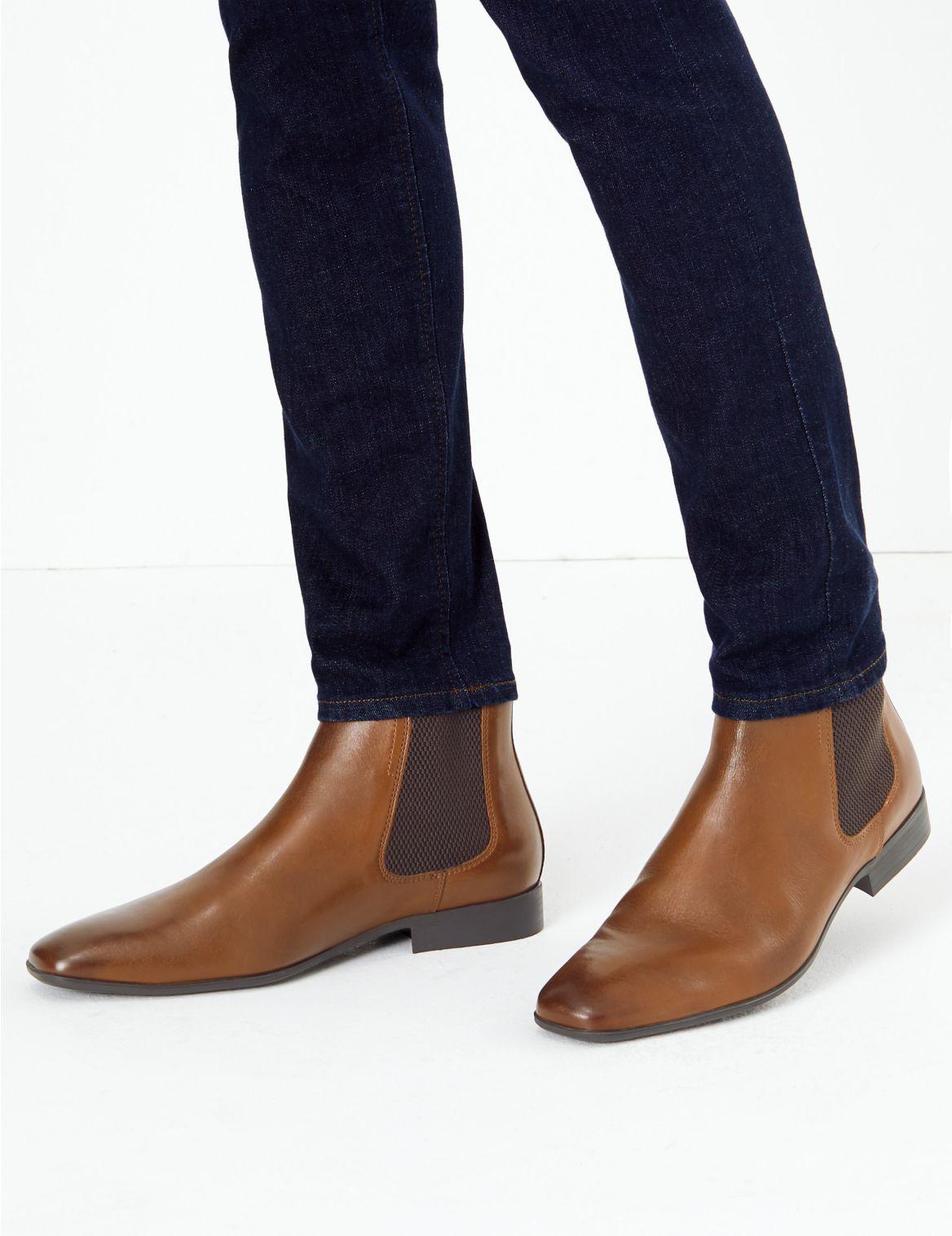 newest available super quality Marks & Spencer Leather Chelsea Boots in Tan (Brown) for Men - Lyst newest available super quality Marks & Spencer Leather Chelsea Boots in Tan (Brown) for Men - Lyst