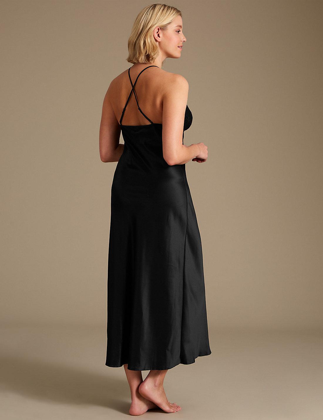 marks and spencer satin nightdress