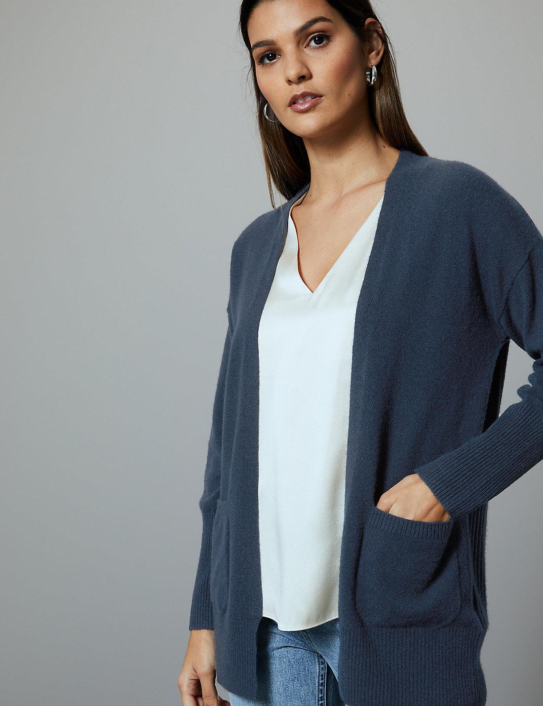 marks and spencer navy cardigan