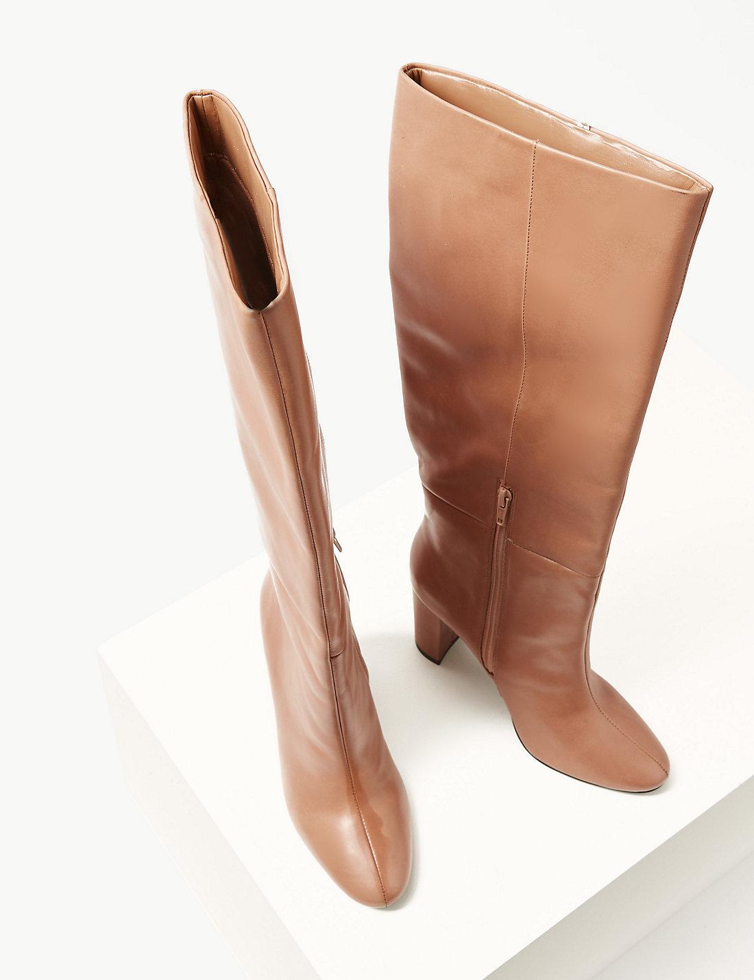 marks and spencer knee boots