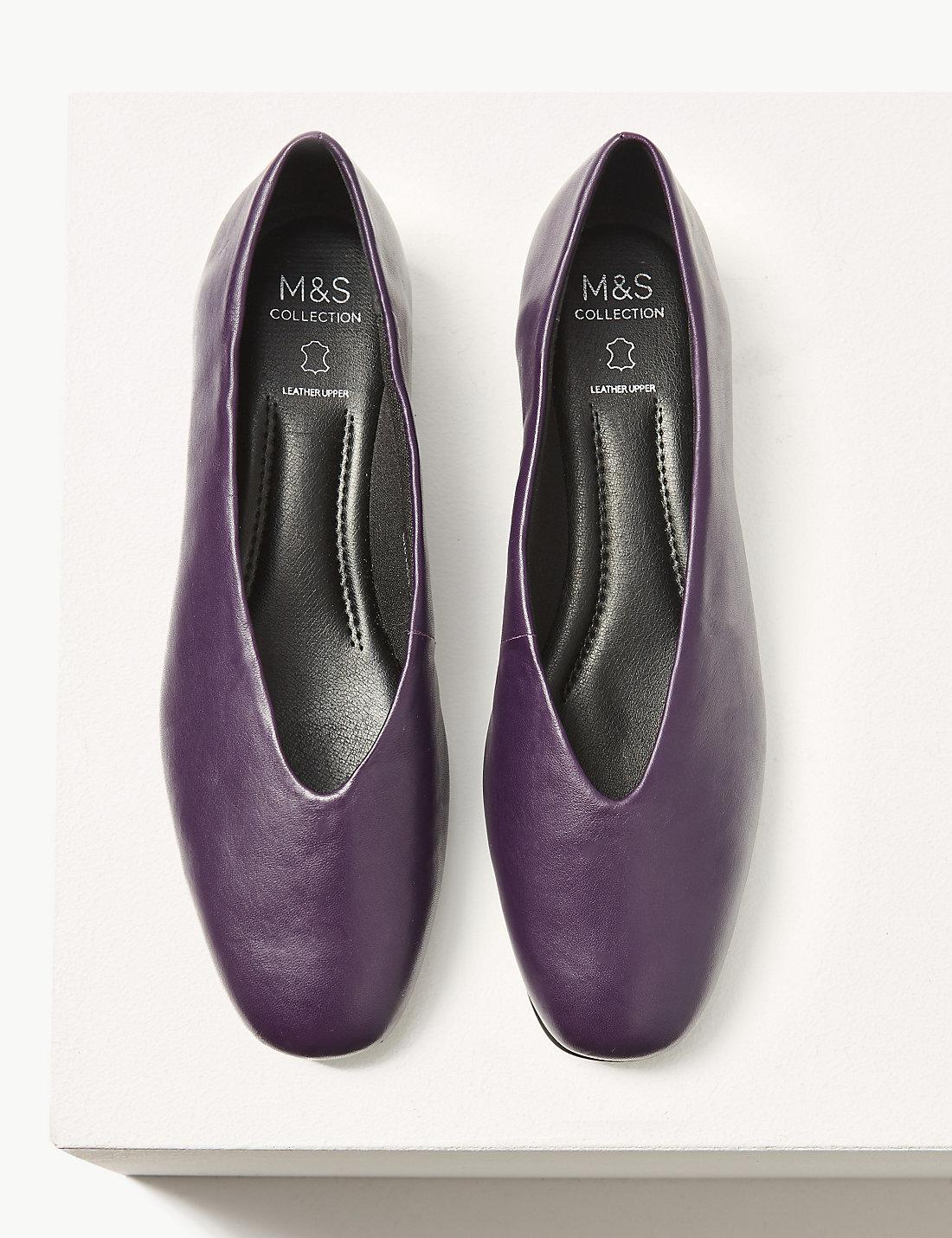 marks and spencer purple shoes