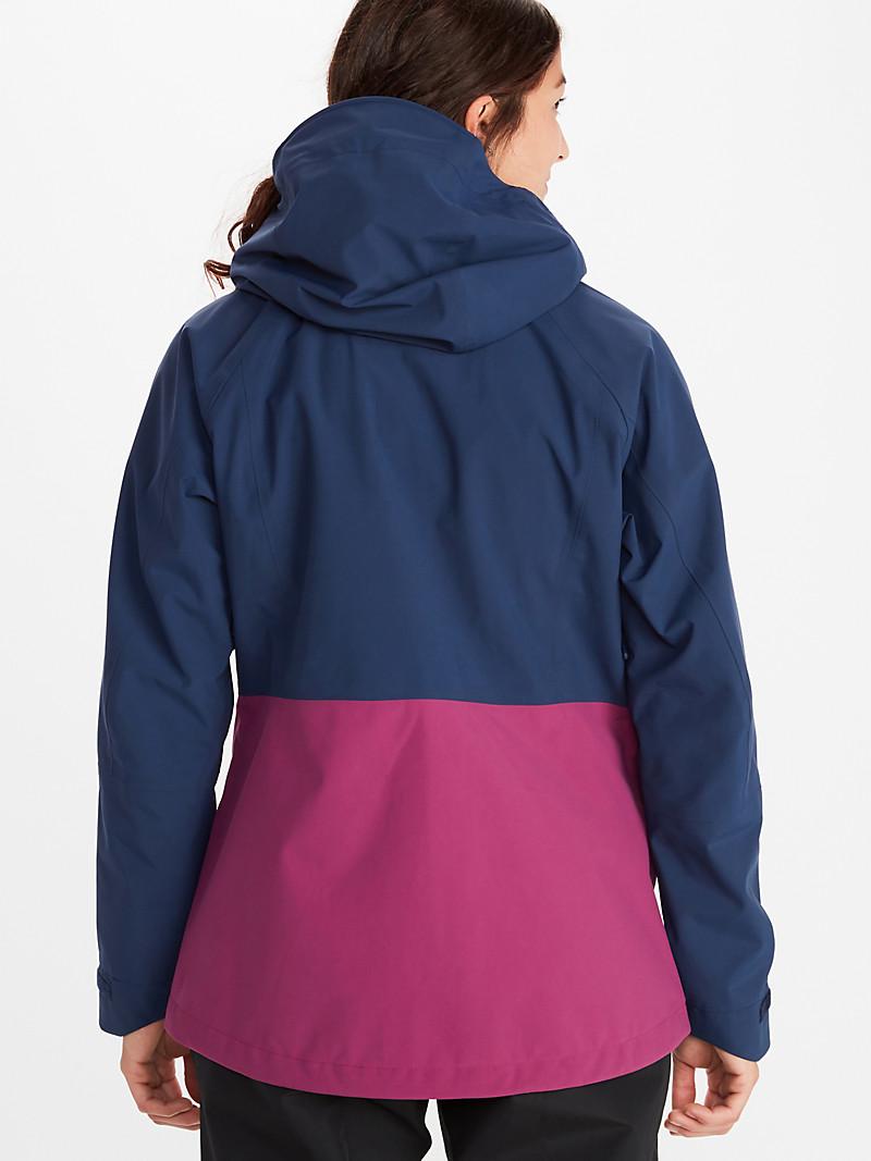 Marmot Women's Evodry Clouds Rest Jacket in Black (Red) - Lyst