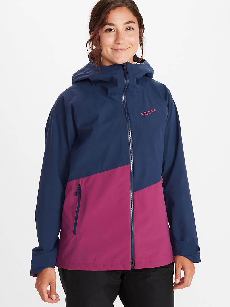 Marmot Women's Evodry Clouds Rest Jacket in Black (Red) - Lyst
