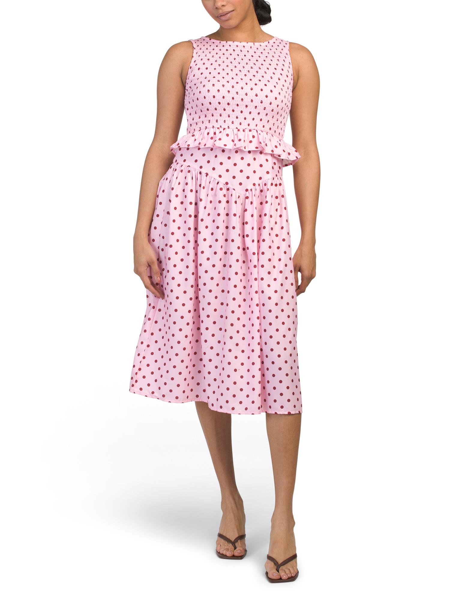 Designer Pink Polka Dot Dresses for Women - Up to 33% off | Lyst