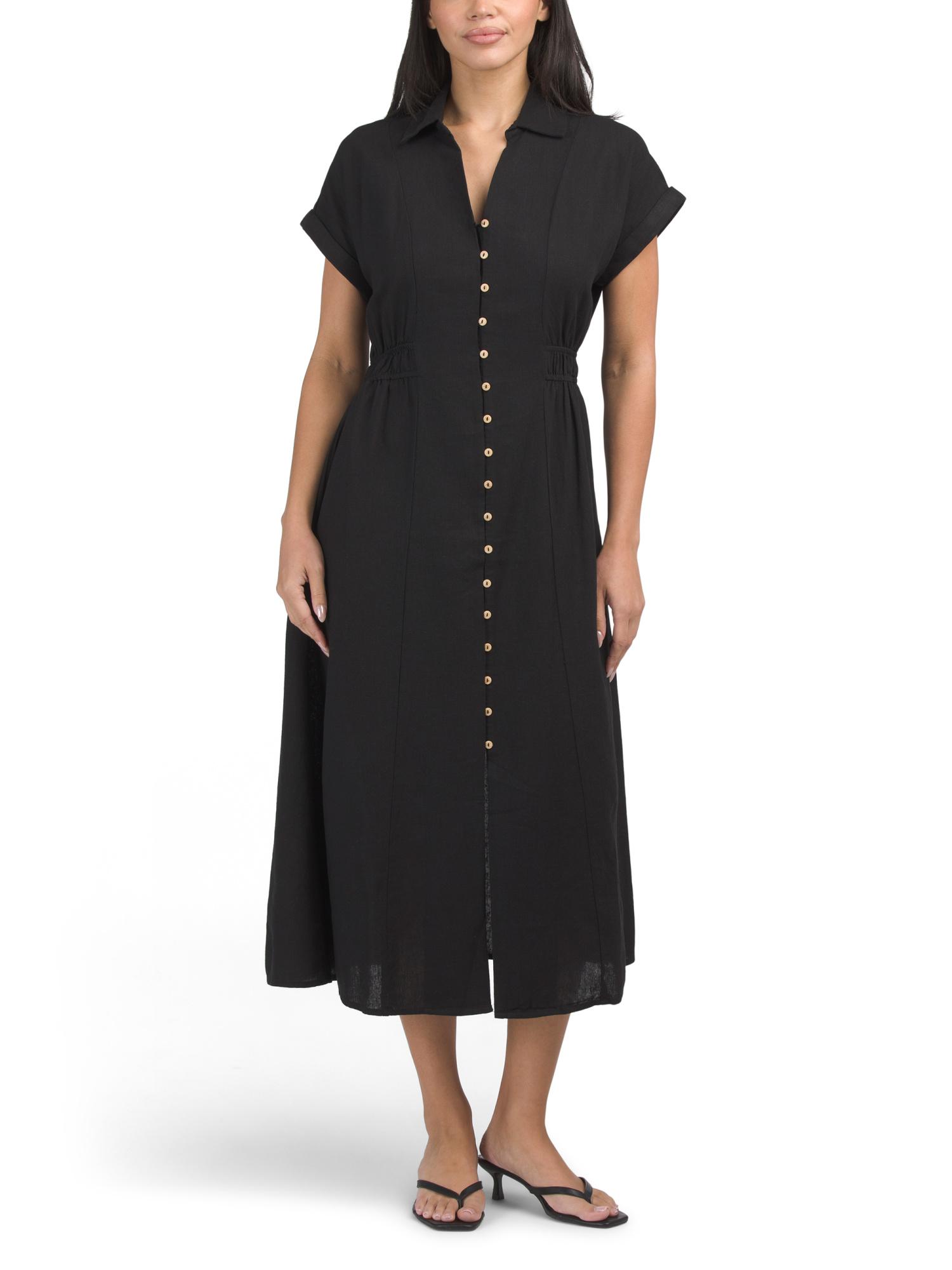 Designer Black Linen Shirt Dress for Women - Up to 69% off | Lyst Designer Black Linen Shirt Dress for Women - Up to 69% off | Lyst
