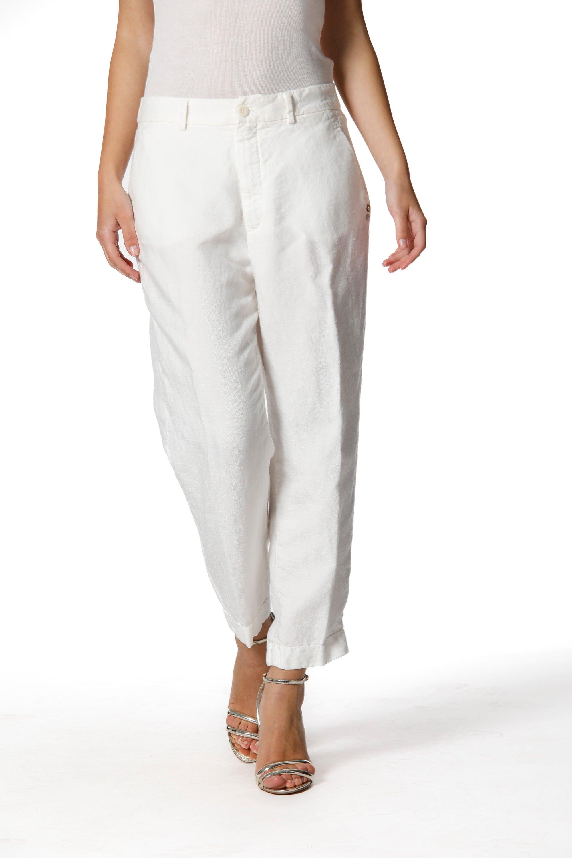 Mason's Linda Summer Woman Chino Pants In And Linen Relaxed Lyst