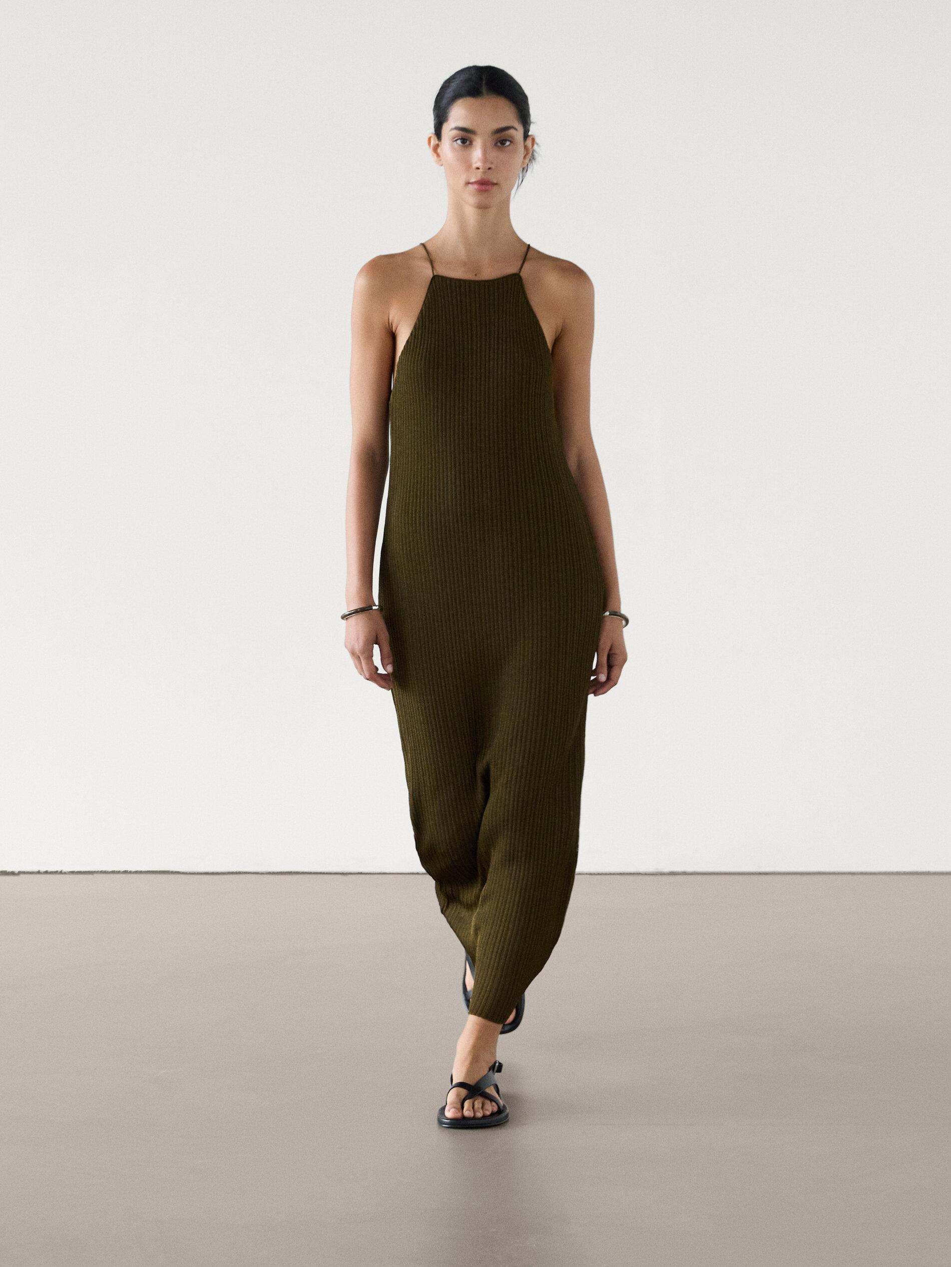 massimo dutti ribbed dress Massimo Dutti Ribbed Dress