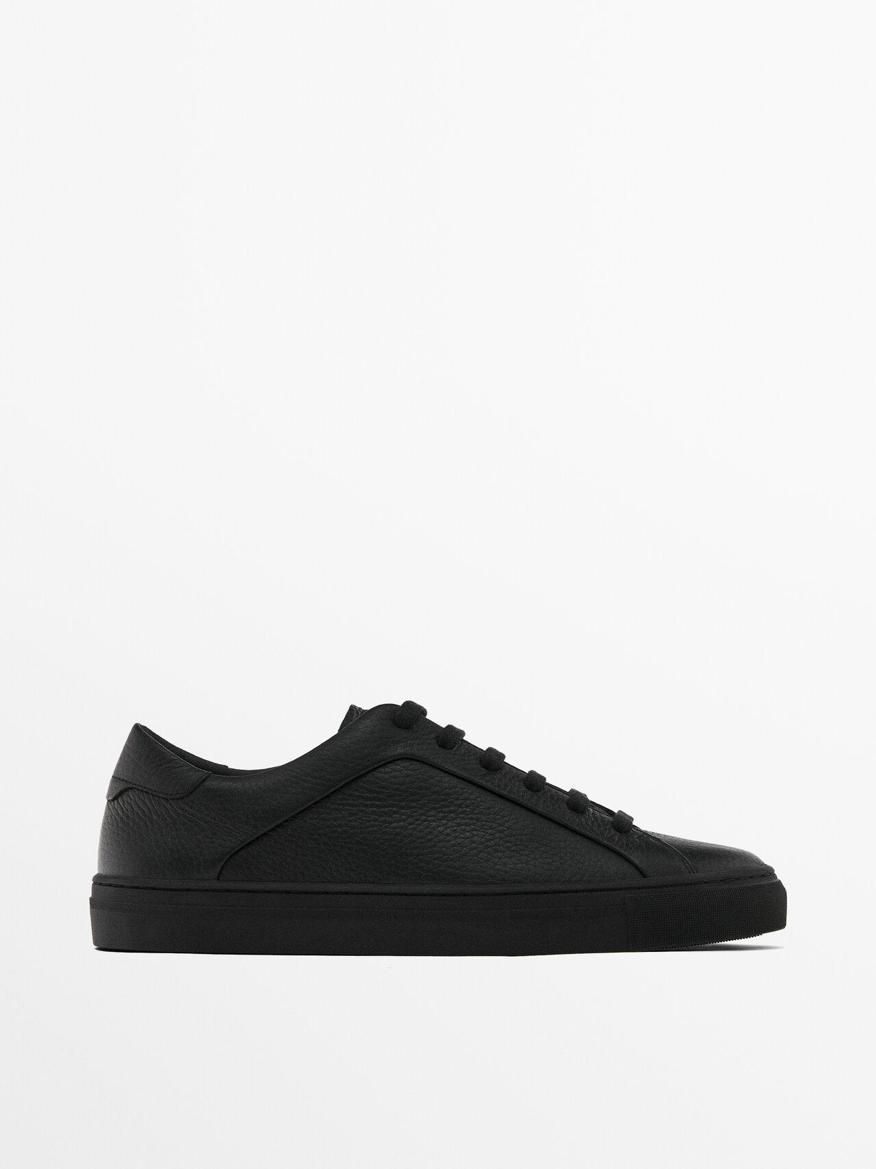 MASSIMO DUTTI Soft-Sneaker Aus Nappaleder in Schwarz für Herren