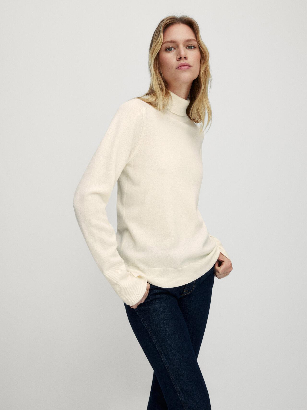 massimo dutti roll neck