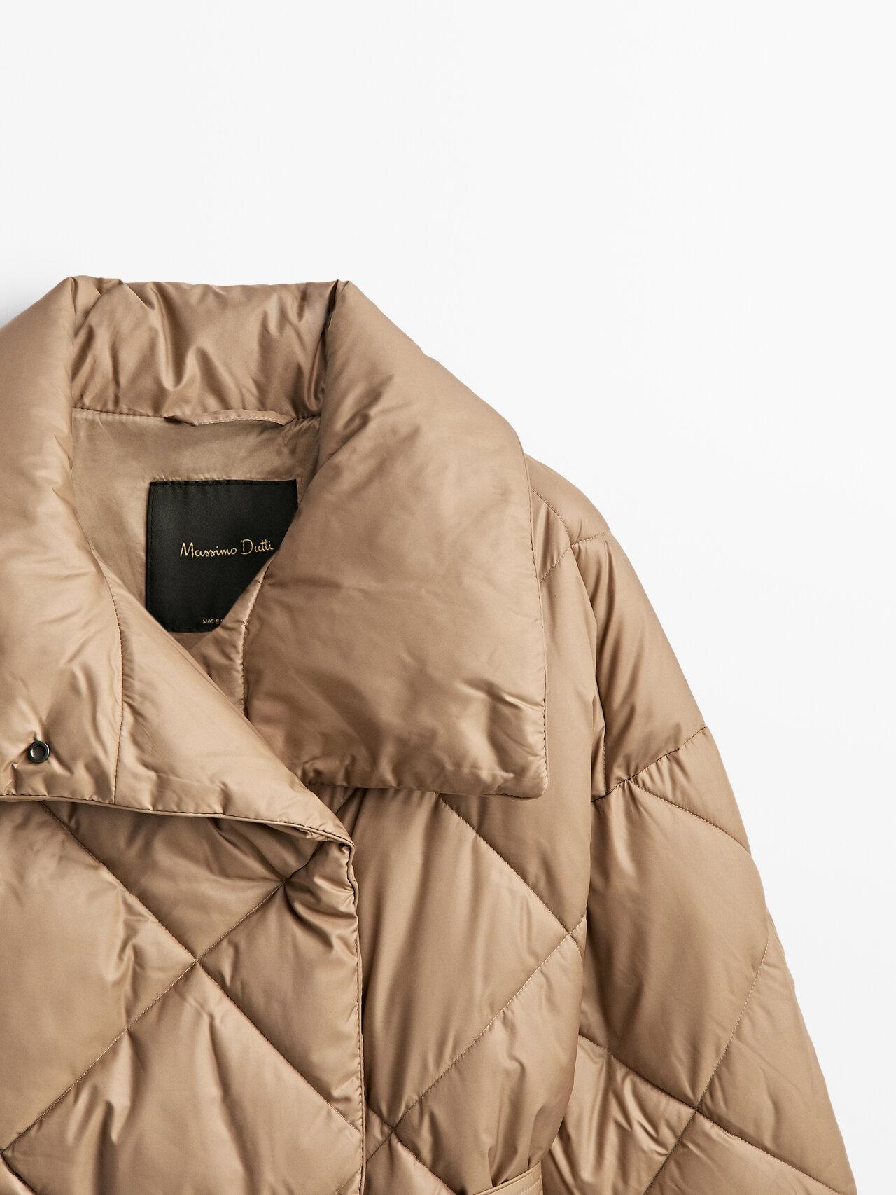 MASSIMO DUTTI Double-breasted Puffer 