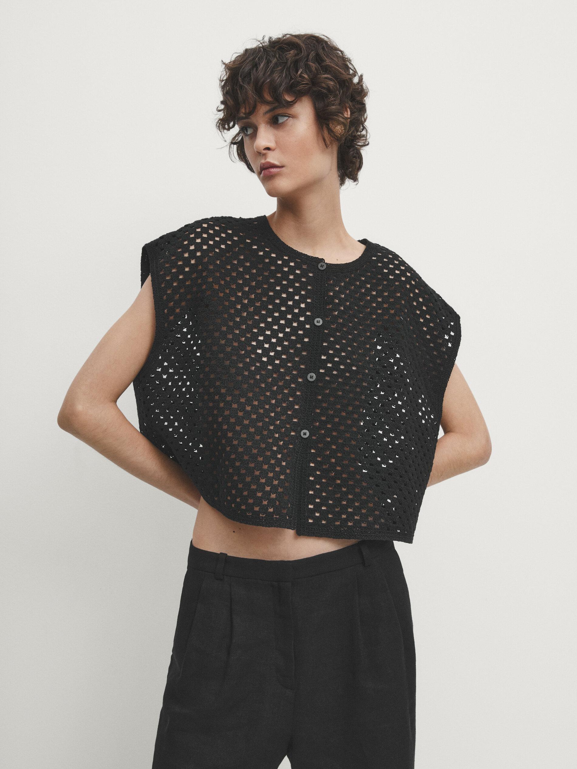 ◆Massimo Dutti◆ Whole pattern crochet cape 09505953983-o6.jpg?ts=