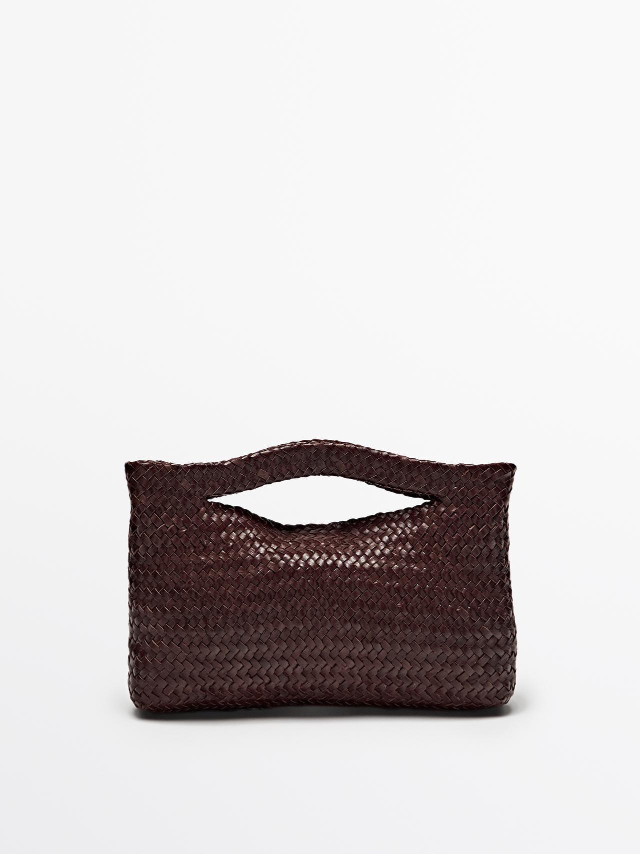 Croissant Bag Bolso Pouch Massimo Dutti Nappa Leather Stores