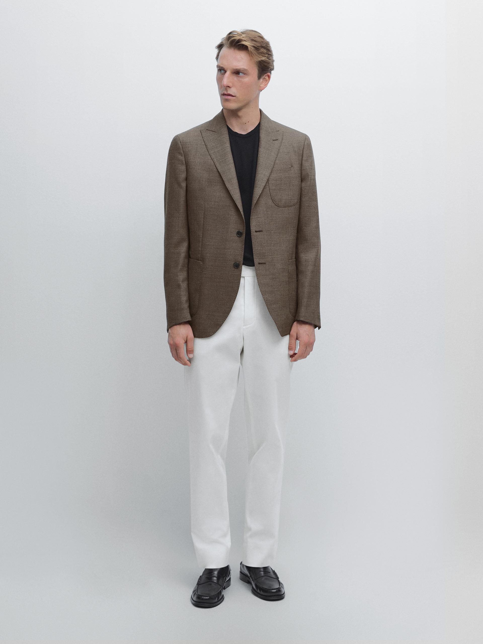 Pantaloni Uomo Farah Zahar Lounge - Grigio Marna, Vita Elasticizzata, Taglia XXL - 2