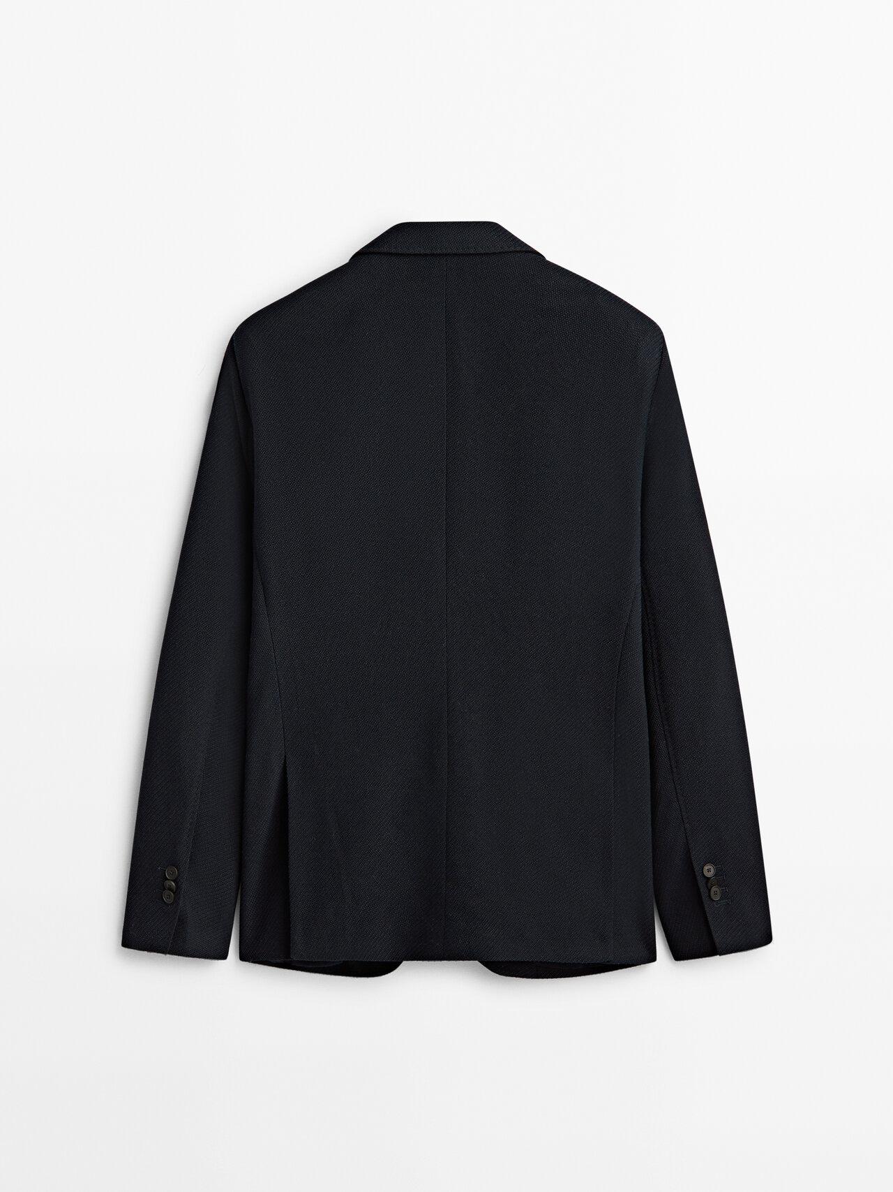 Massimo dutti deals navy blazer