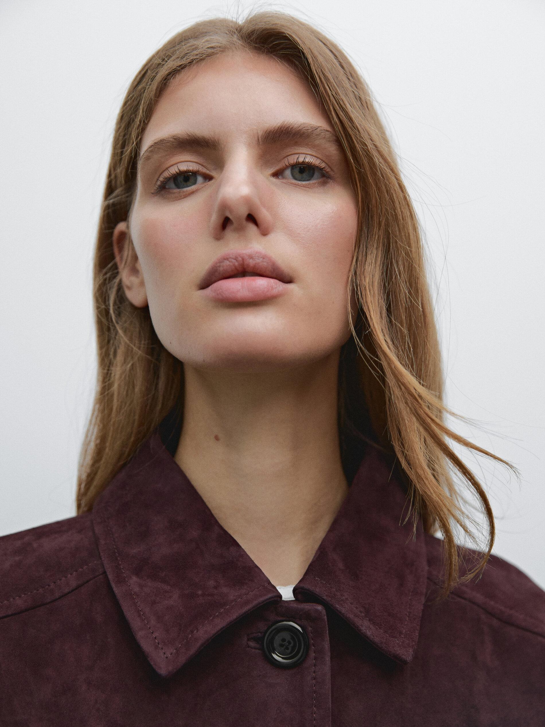 Chaqueta Ante Mujer Massimo Dutti Abrigo Massimo Dutti Rebajas