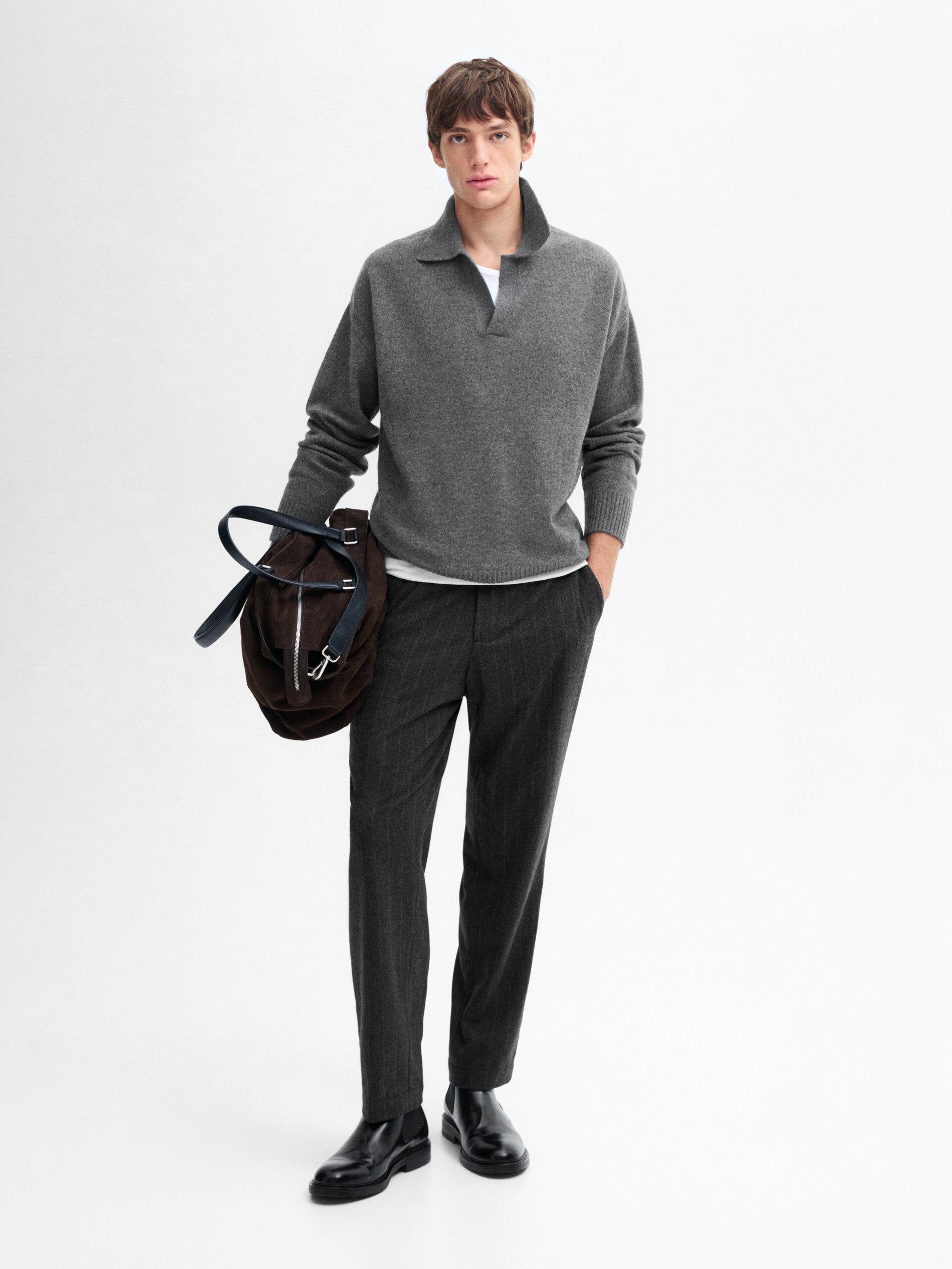 Cuello Alto Sueter Massimo Dutti Hombre Precio Rebajas Outlet