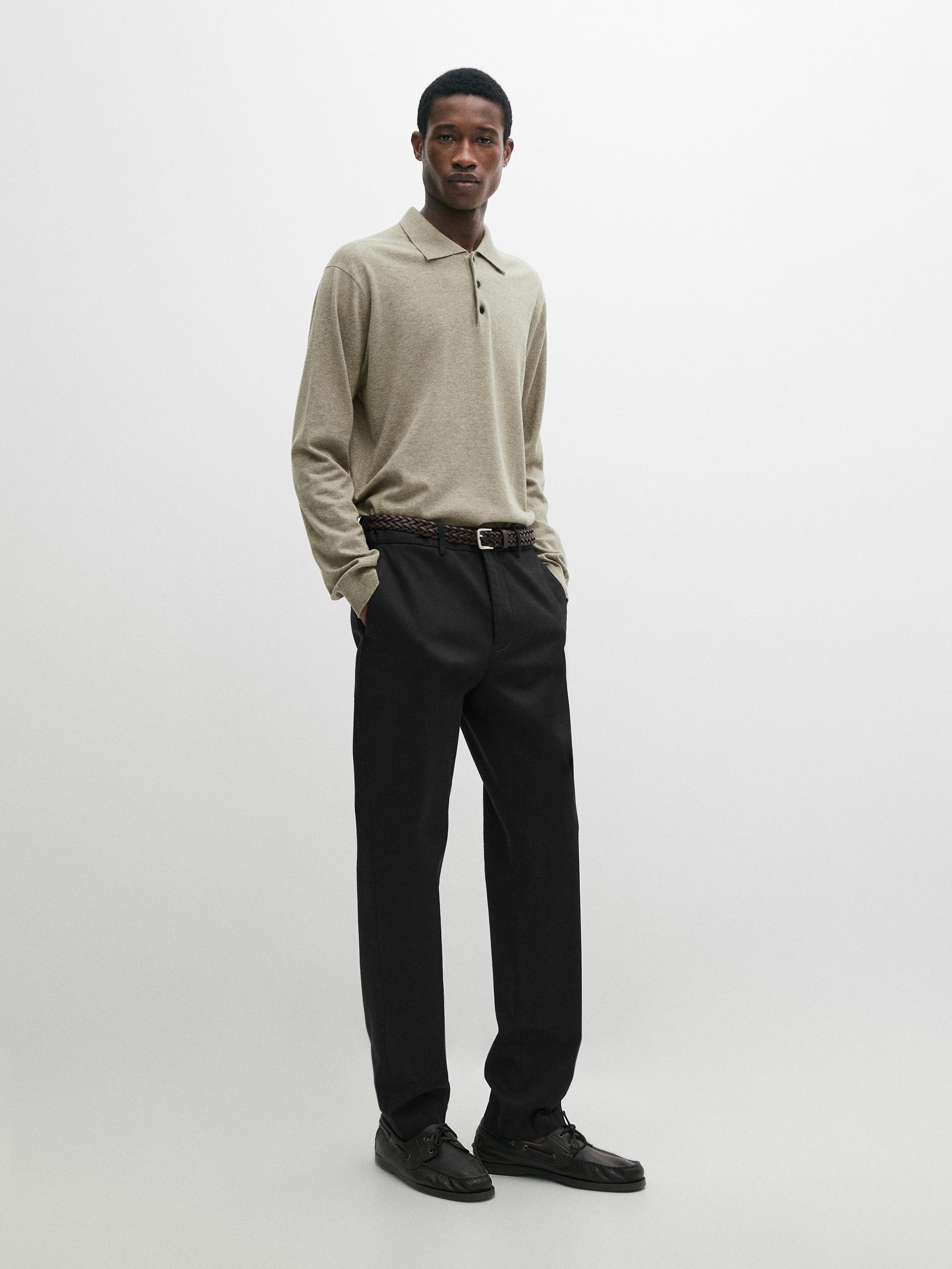 Massimo Dutti Pull Décontracté Pour Hommes Bleu 6
