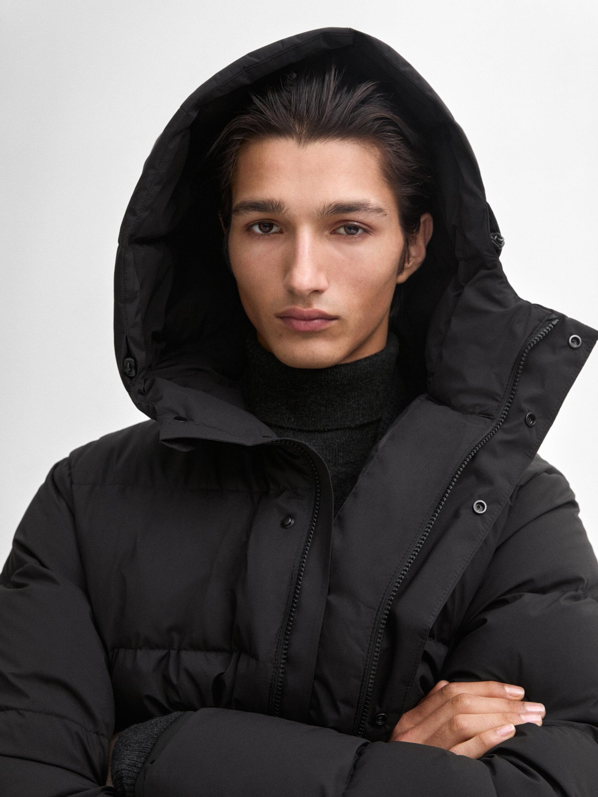 chaqueta acolchada hombre massimo dutti