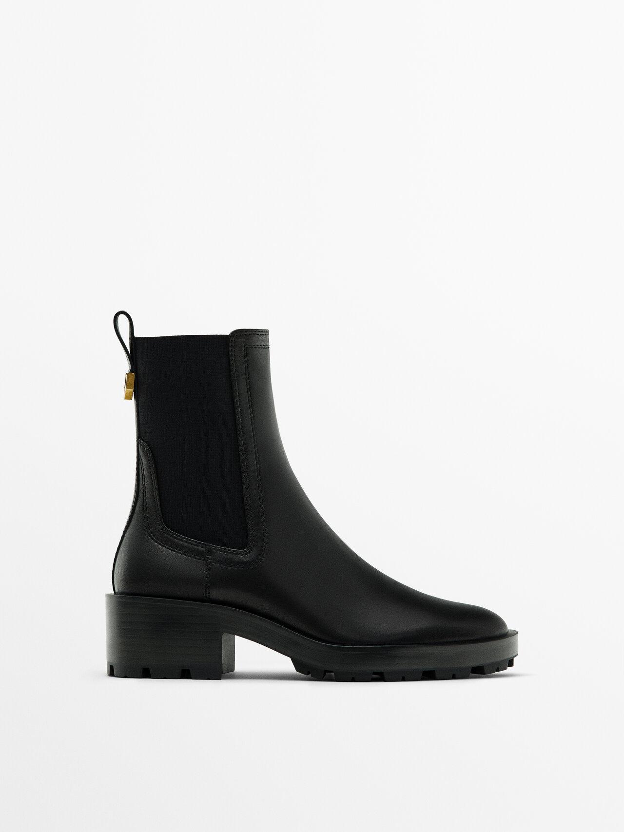 Massimo dutti top chelsea boots
