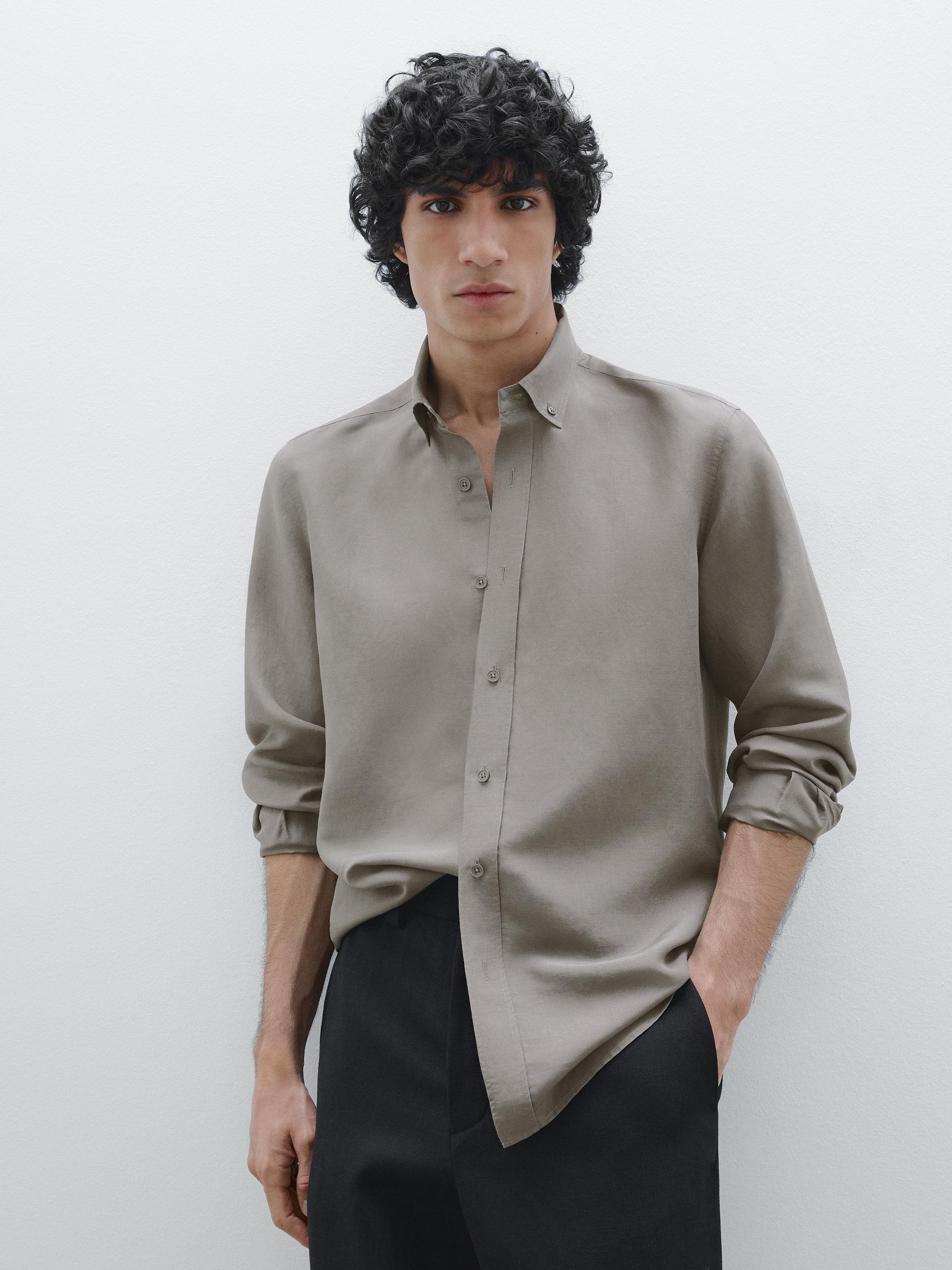 Camisa Massimo Dutti Rebajas Jersey Camisas Slim Fit Massimo Dutti