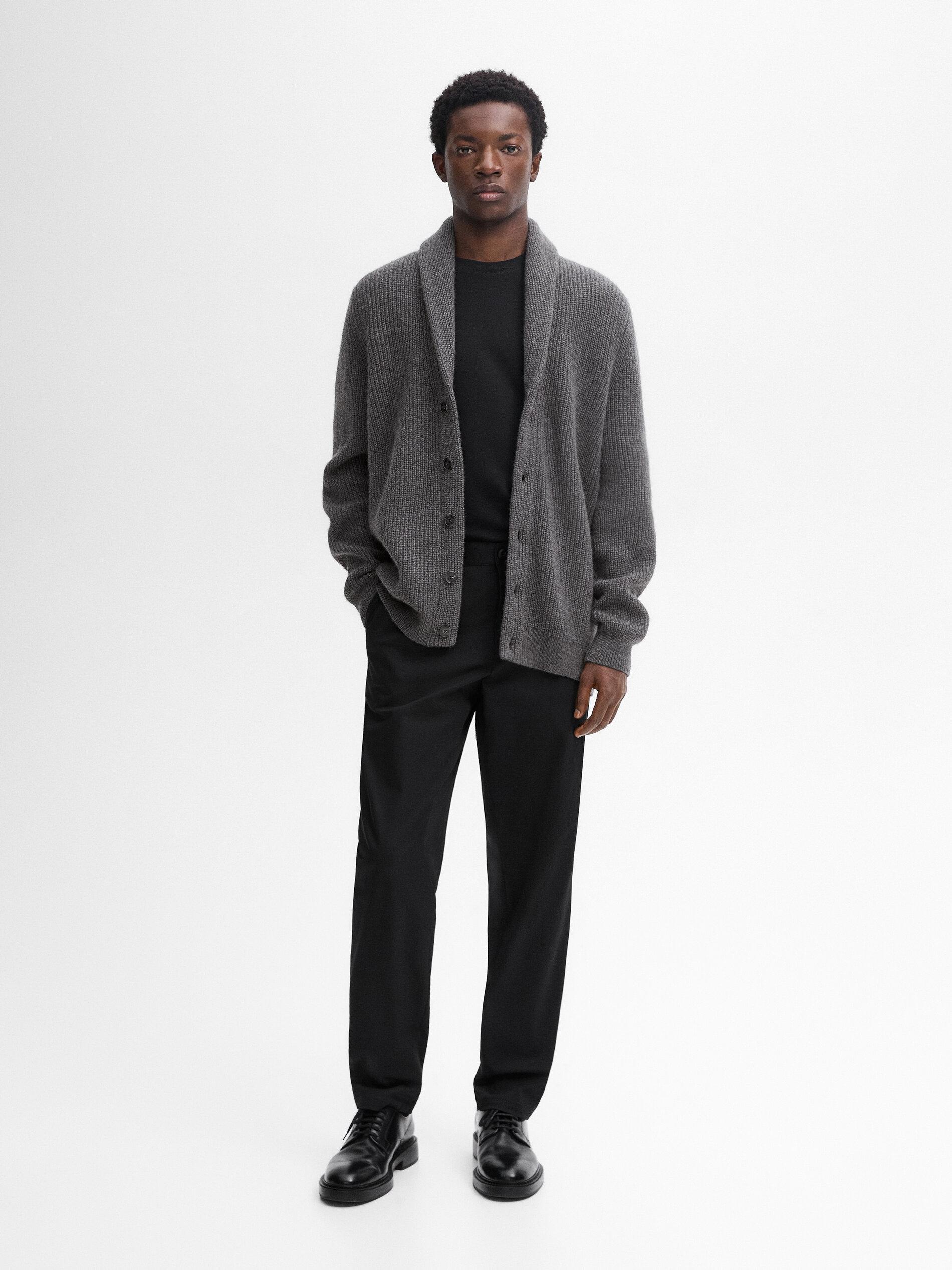 cardigan massimo dutti hombre