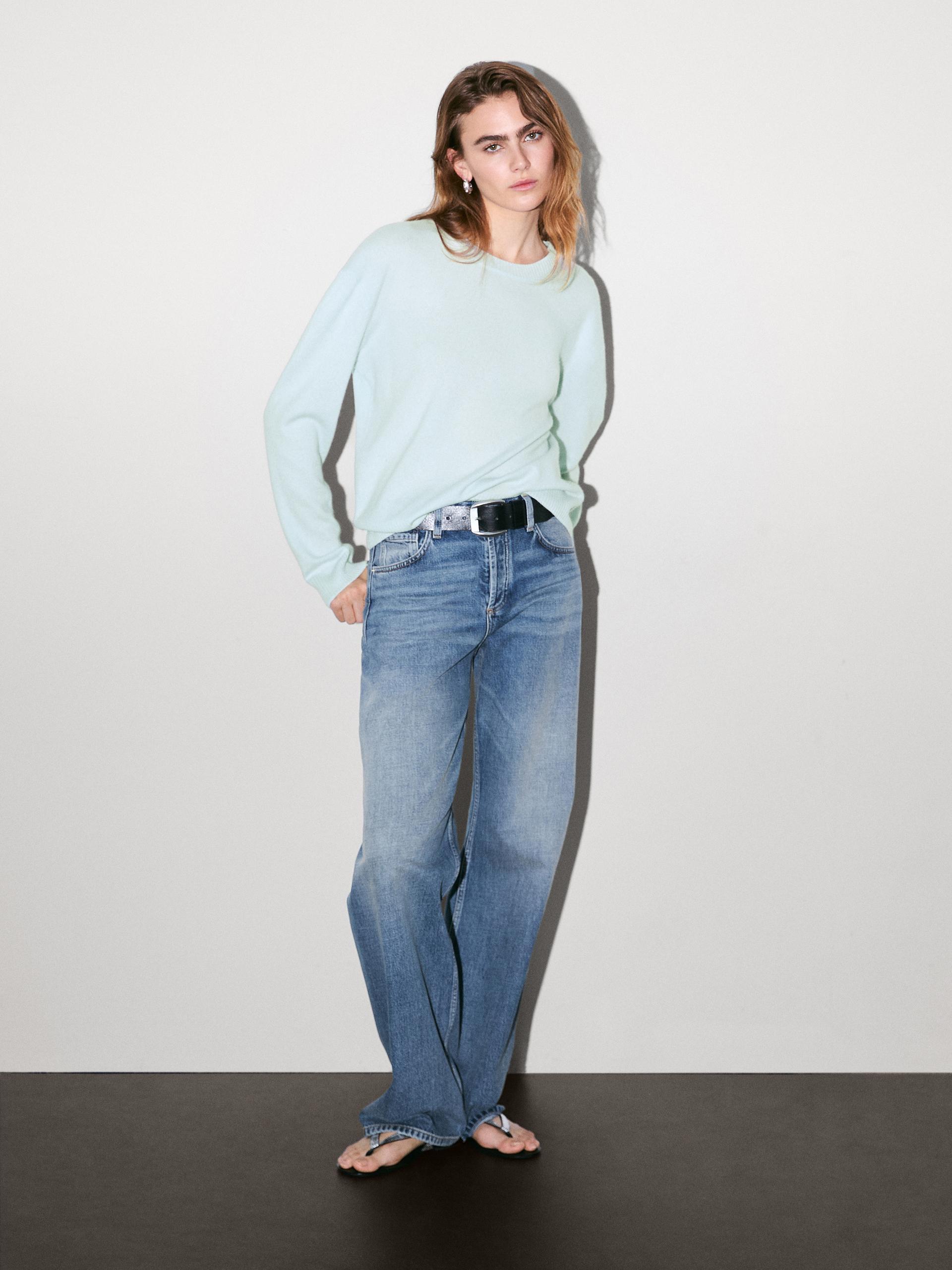 V Ausschnitt Massimo Dutti Pullover Herren Kaschmir V Ausschnitt