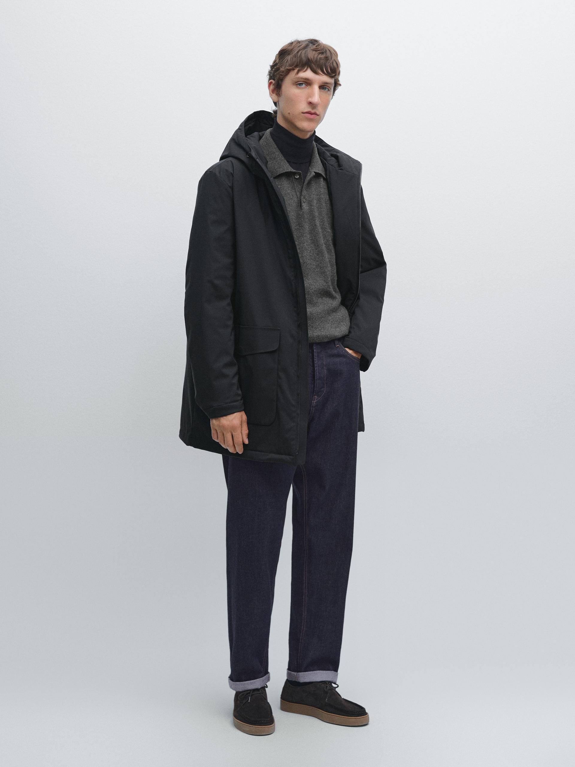 Massimo Dutti Parkas De Pluma Largas Plumíferos Y Chaquetas