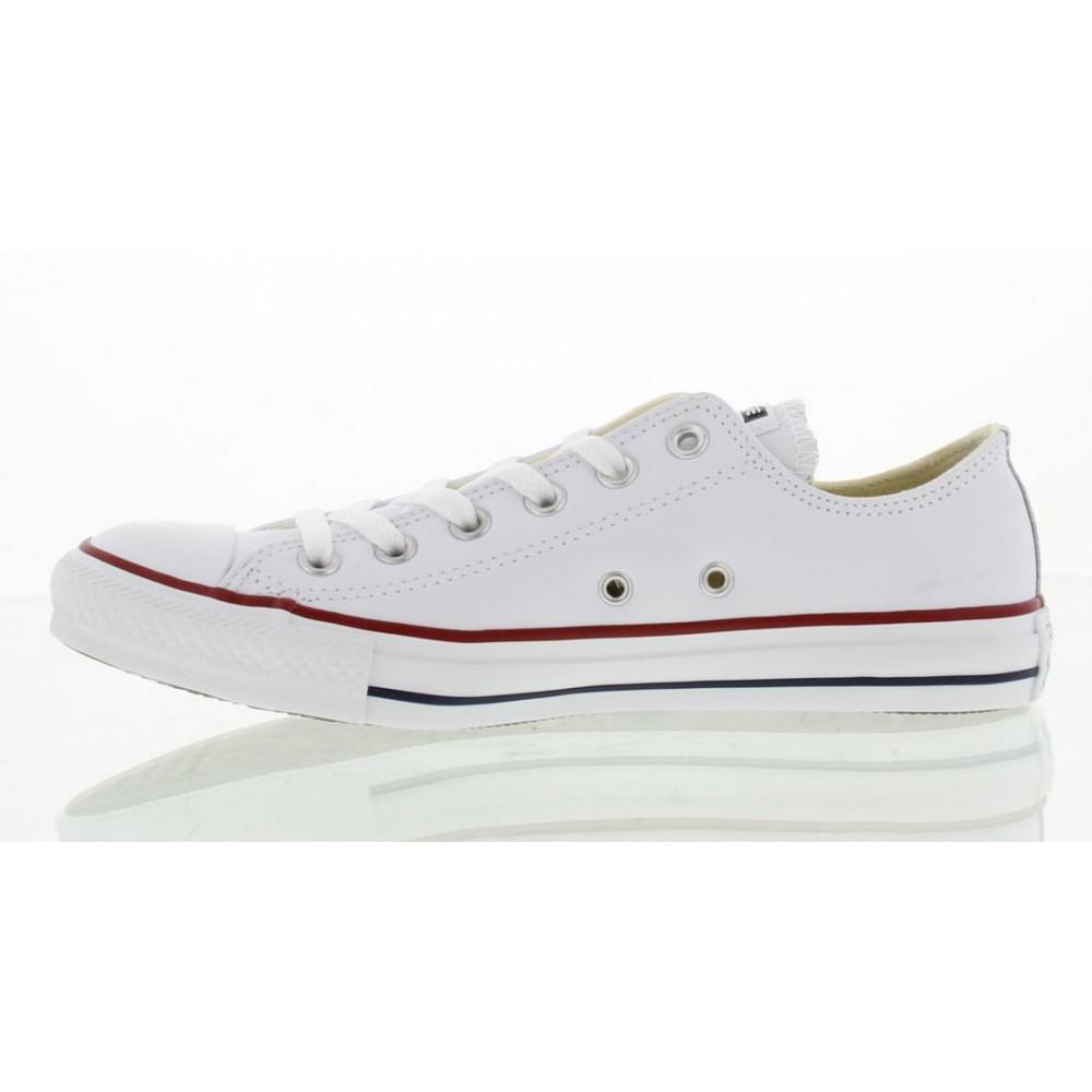 white all star oxford leather trainers