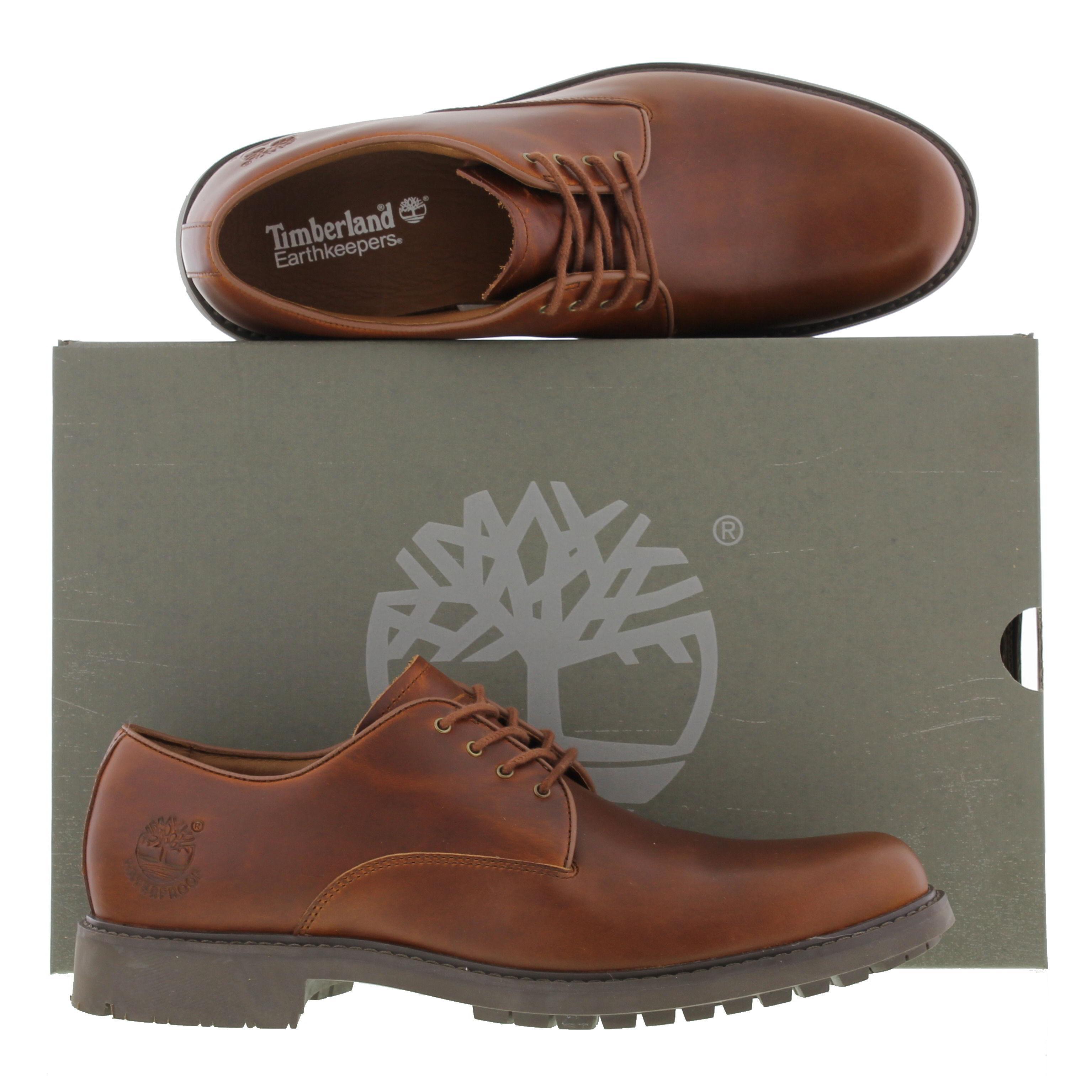 timberland earthkeeper stormbucks leather shoes tan