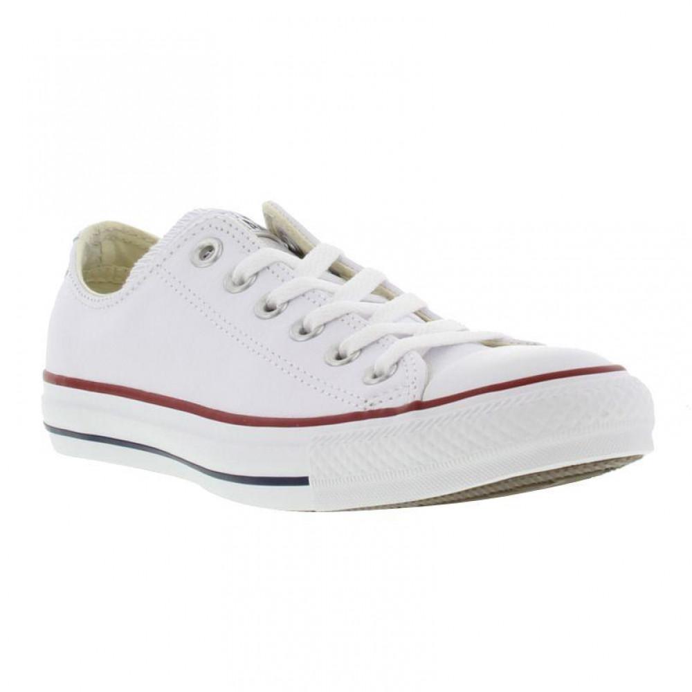 white all star oxford leather trainers