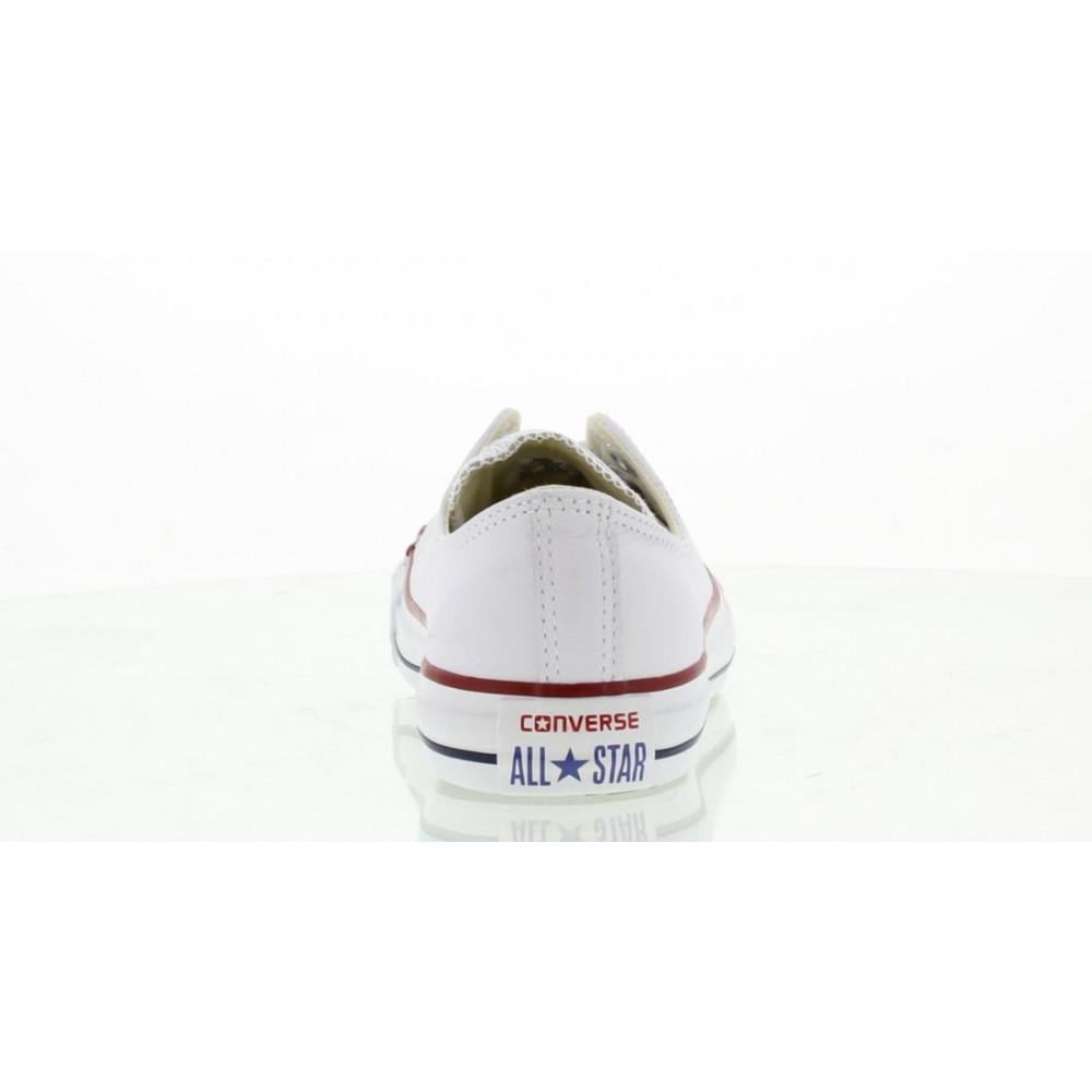 converse white all star oxford leather trainers