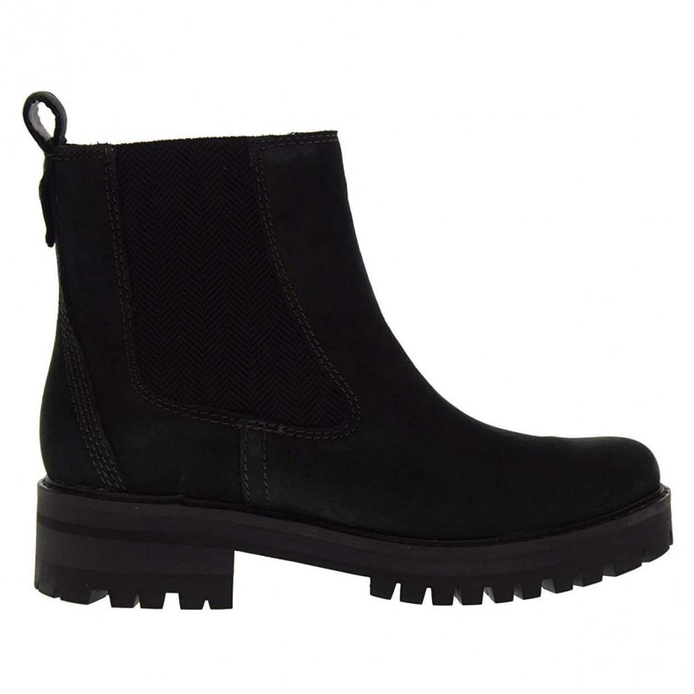 timberland courmayeur valley olive leather chelsea pull on ankle boots
