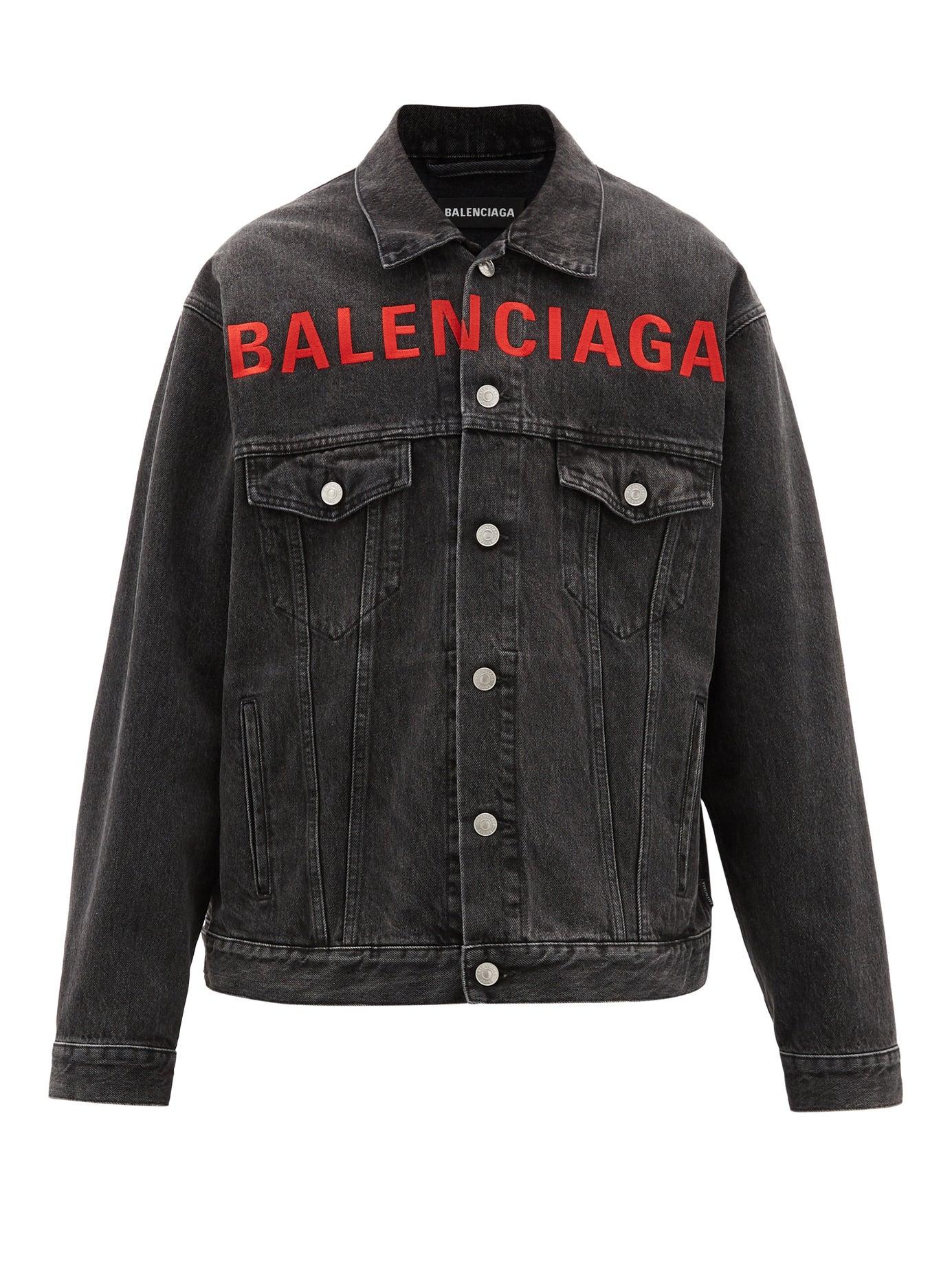 Balenciaga Logo-embroidered in Black for Men | Lyst