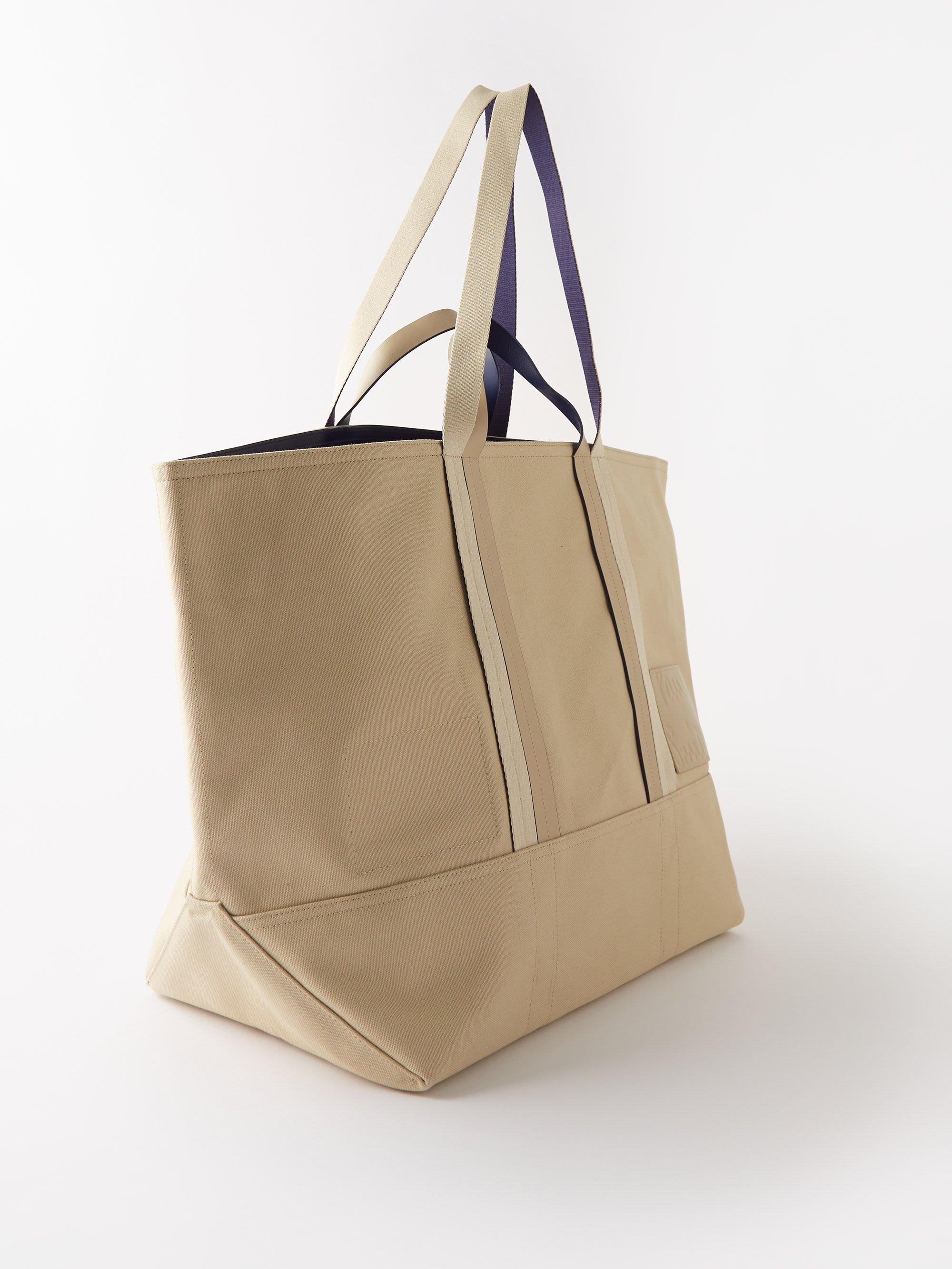 Paul Smith Reversible Logo-patch Canvas Tote Bag in Natural for Men | Lyst