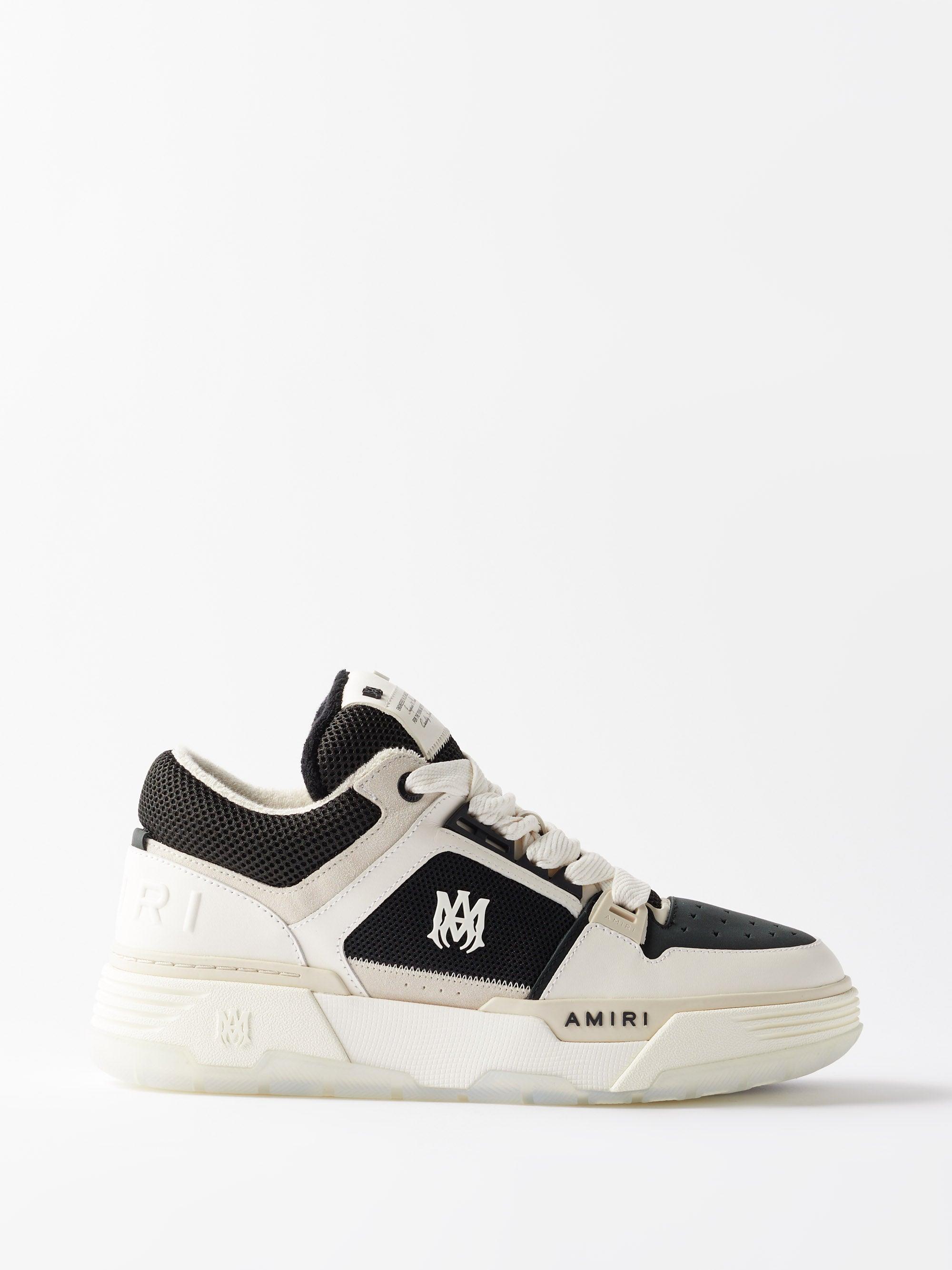 Amiri Ma-1 Leather And Mesh Trainers in White for Men | Lyst