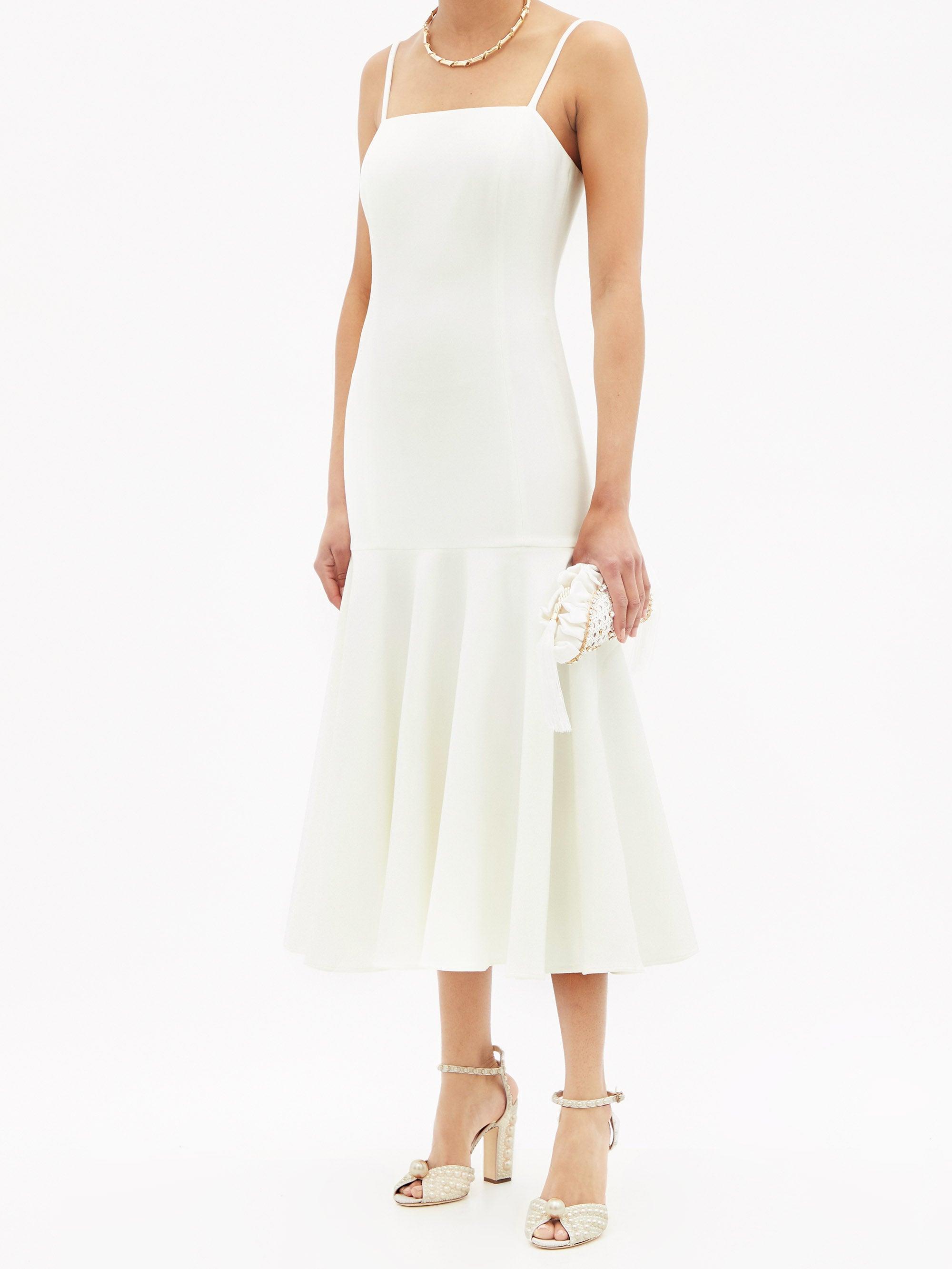 Jimmy Choo Sacaria Faux-pearl Embellished Sandals in White | Lyst
