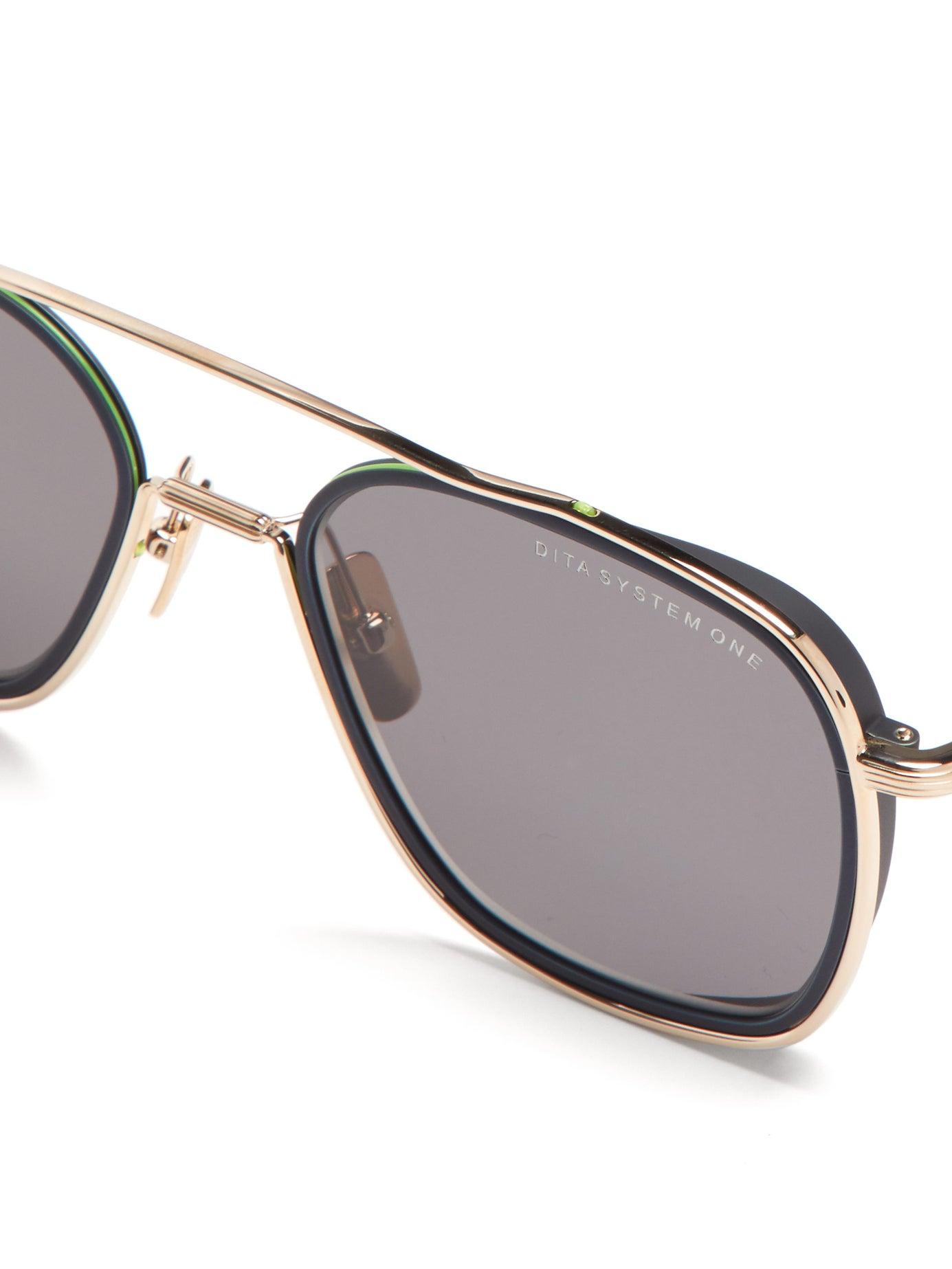 Dita Eyewear Systemone Aviator Titanium And Acetate Sunglasses in Black for Men Lyst