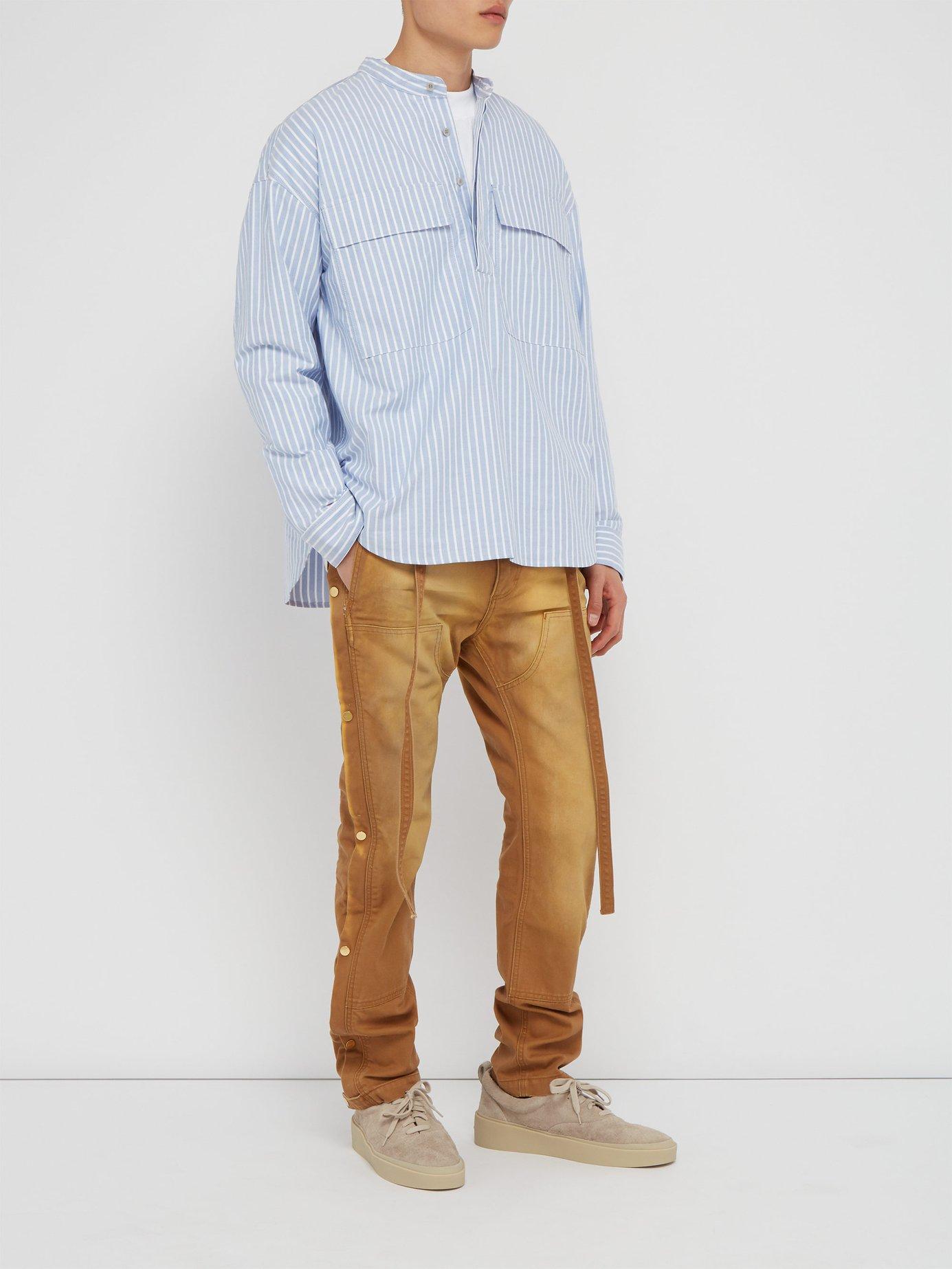 fear of god striped shirt