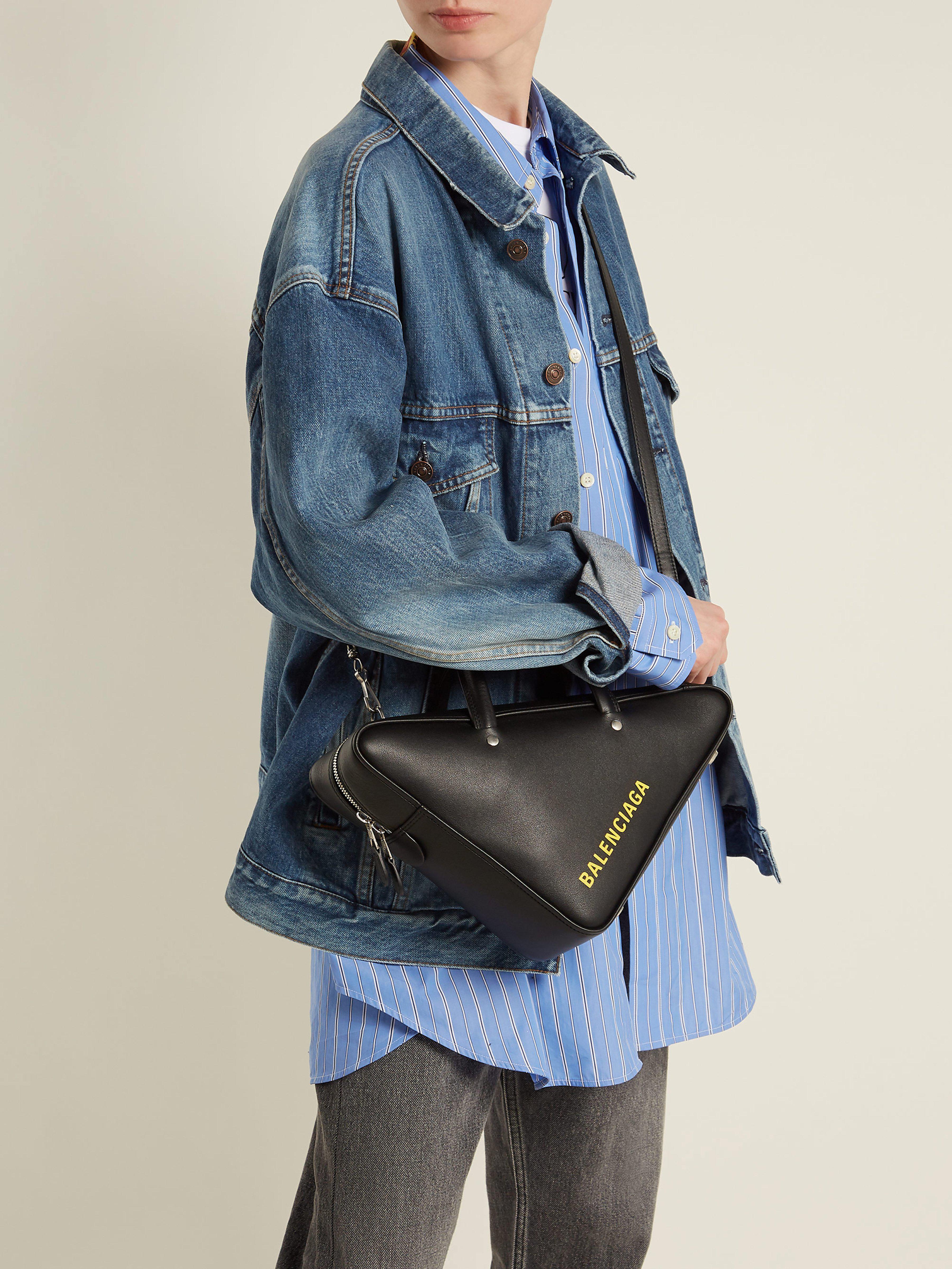 sac balenciaga triangle