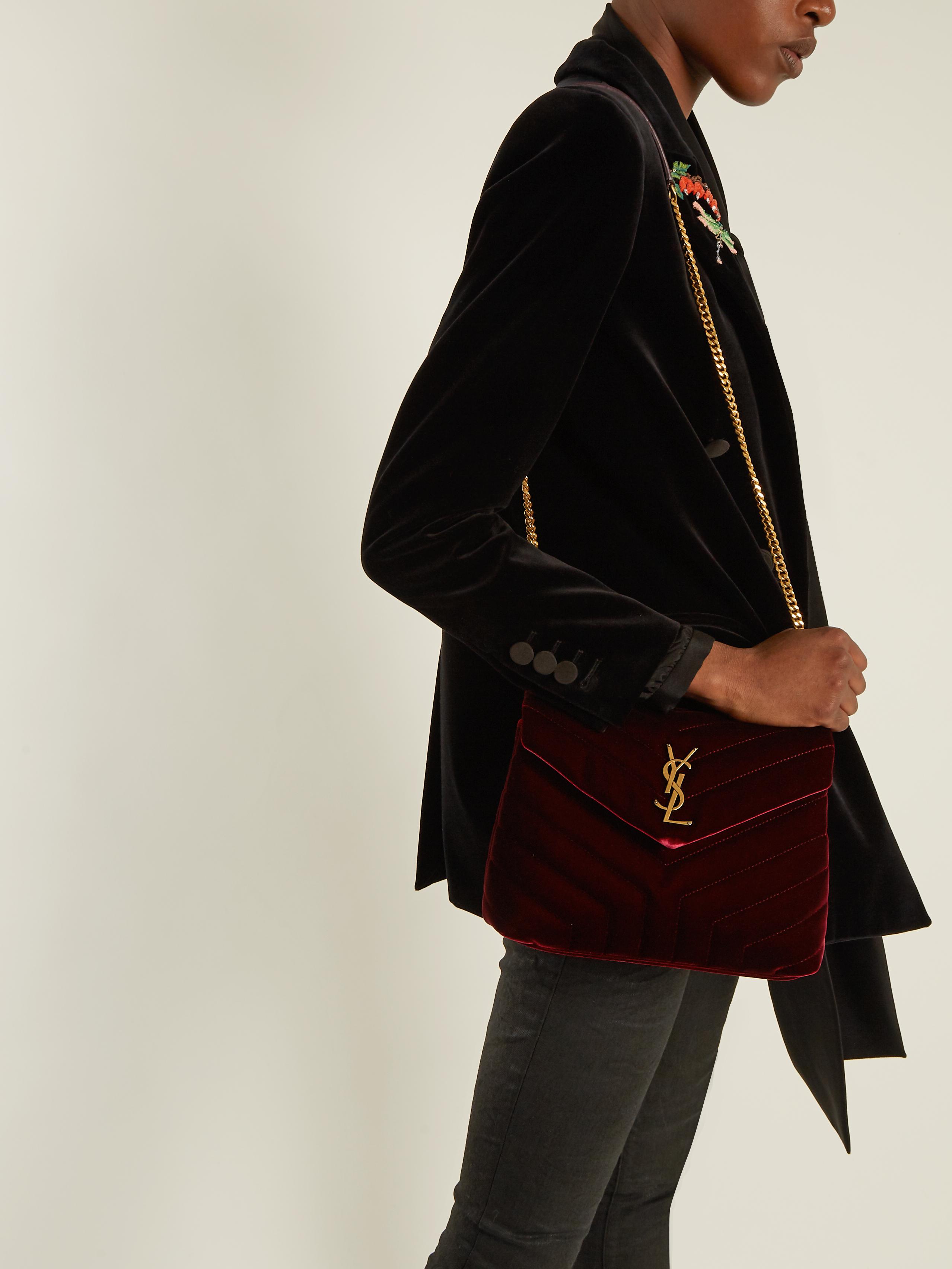 Saint Laurent Loulou Velvet Bag Best Sale, 51% OFF | www.kayakerguide.com