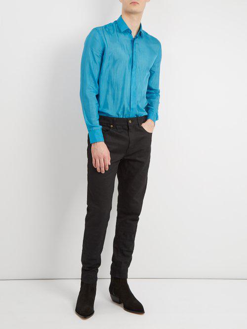 saint laurent theo boot mens