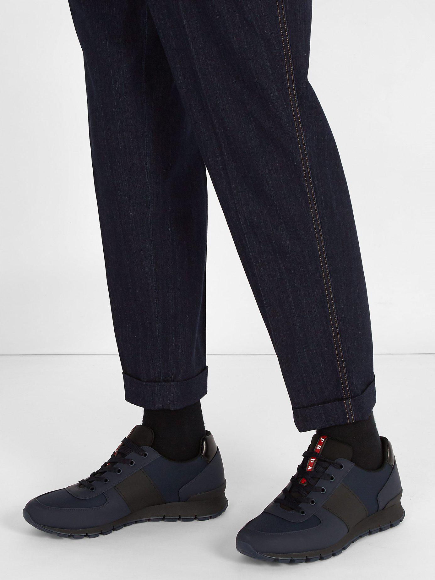 prada match trainers