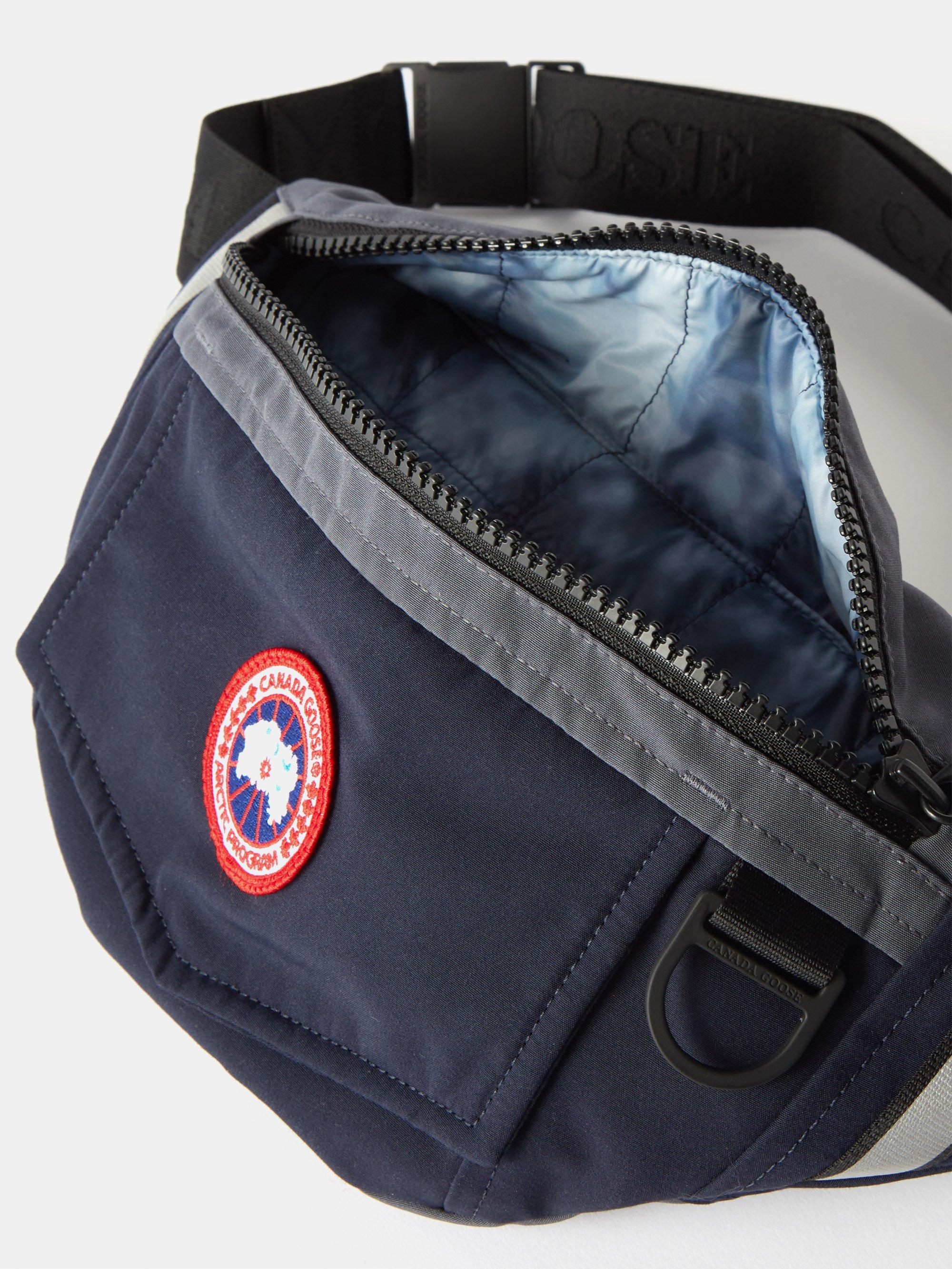 Canada Goose Logo-patch Softshell Belt Bag in White for Men | Lyst