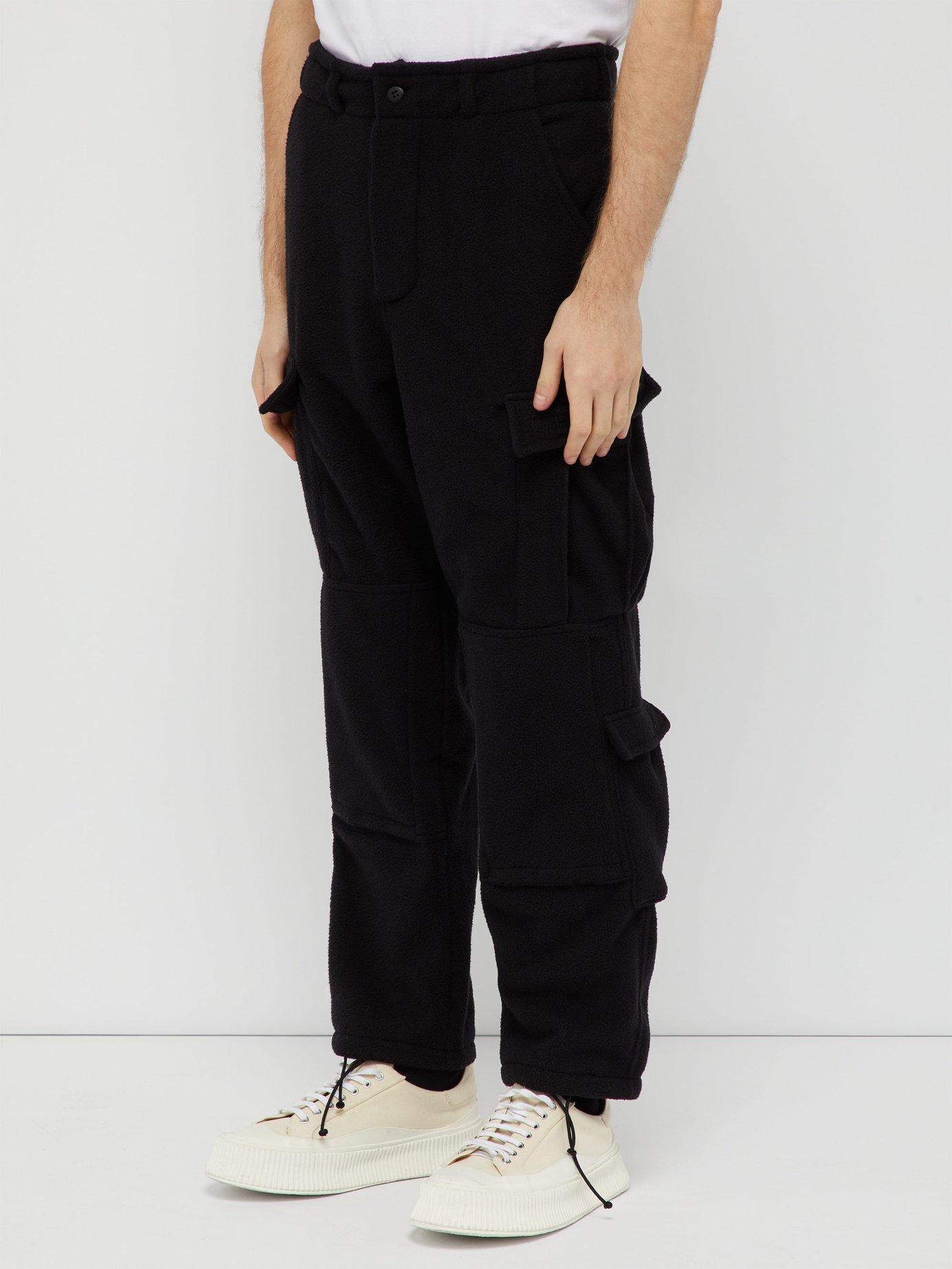 Vetements Fleece Police Cargo Trousers 