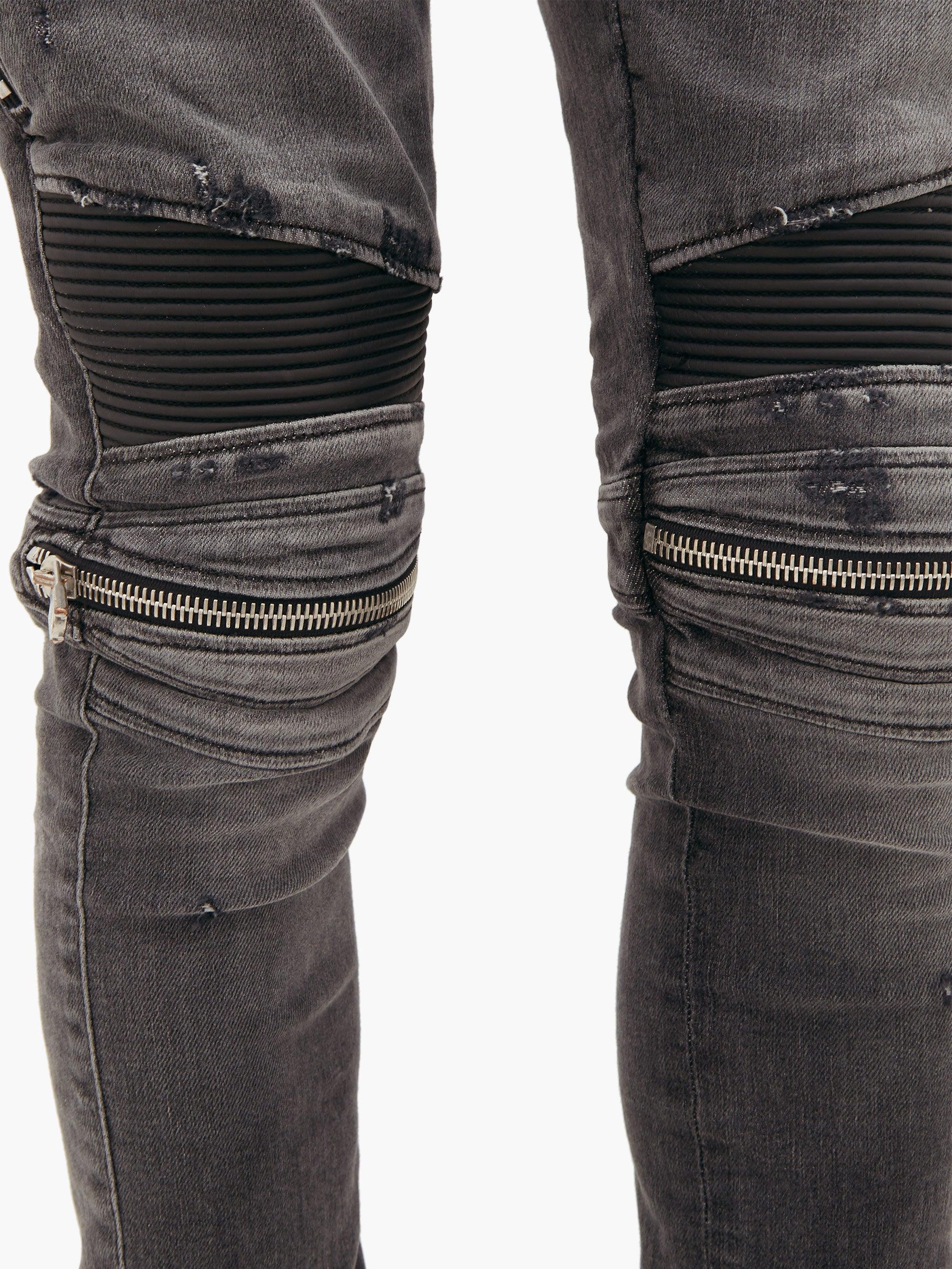 Amiri Denim 'mx2' Zip Detail Skinny 