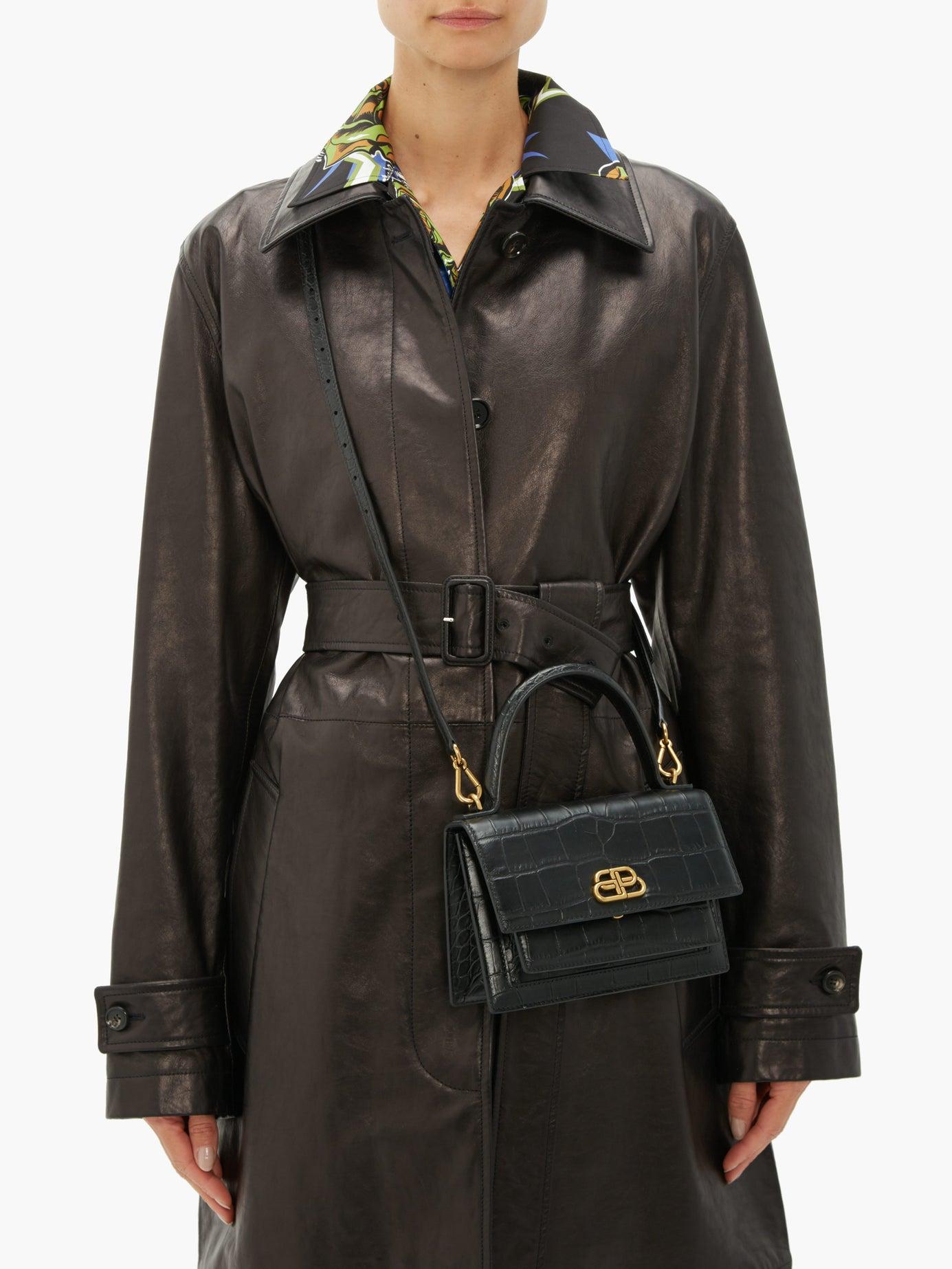 Balenciaga Sharp Xs Satchel Shoulder Bag in Black  Lyst